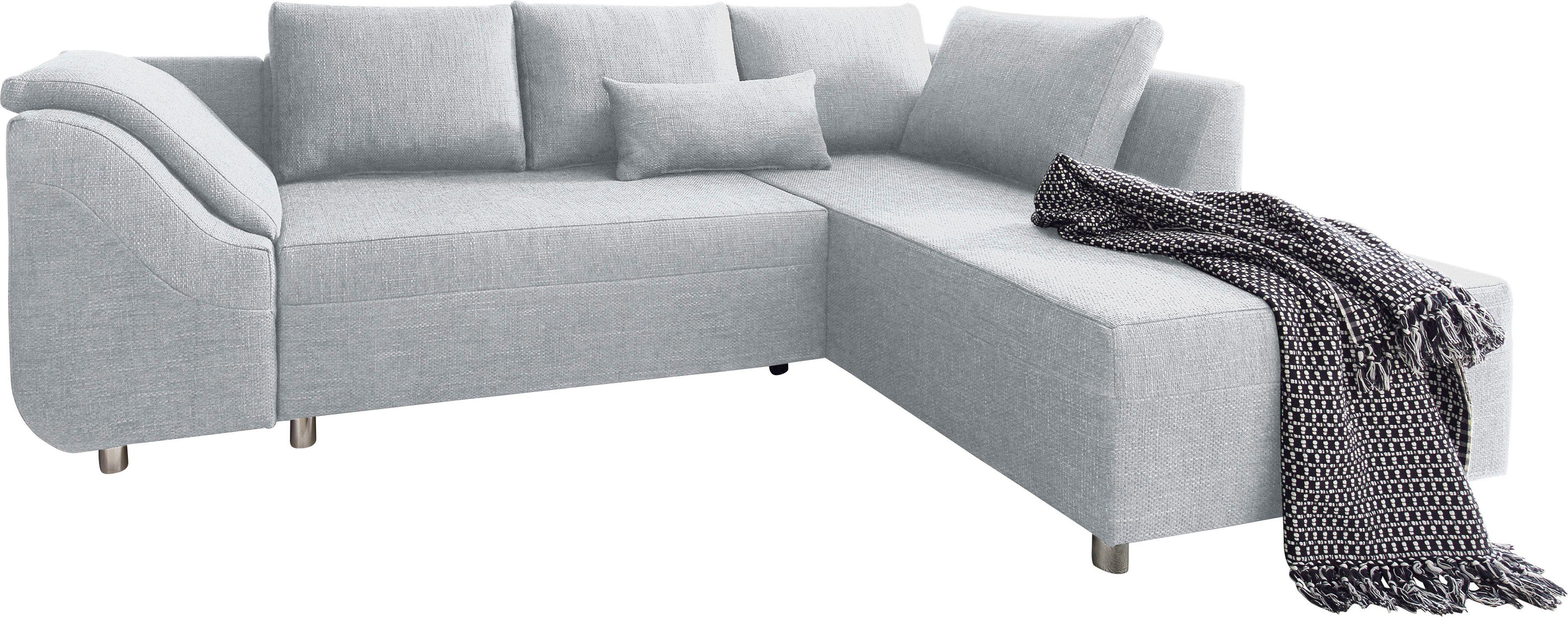COLLECTION AB Hoekbank Sally L-vorm met en zonder slaapfunctie, inclusief losse rug- en sierkussens