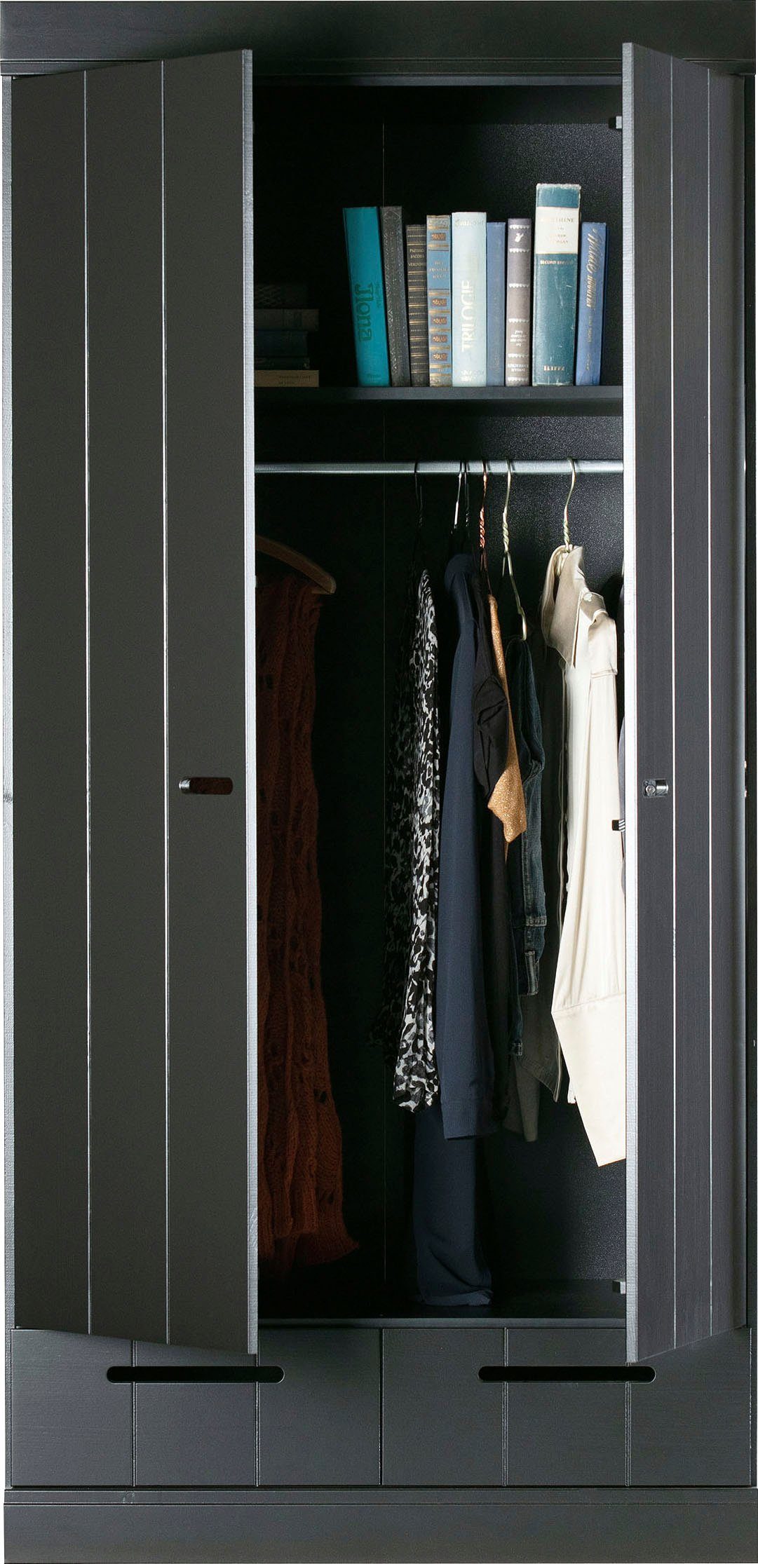 WOOOD Kledingkast Connect met kledingstang, breedte 94 cm x hoogte 195 cm