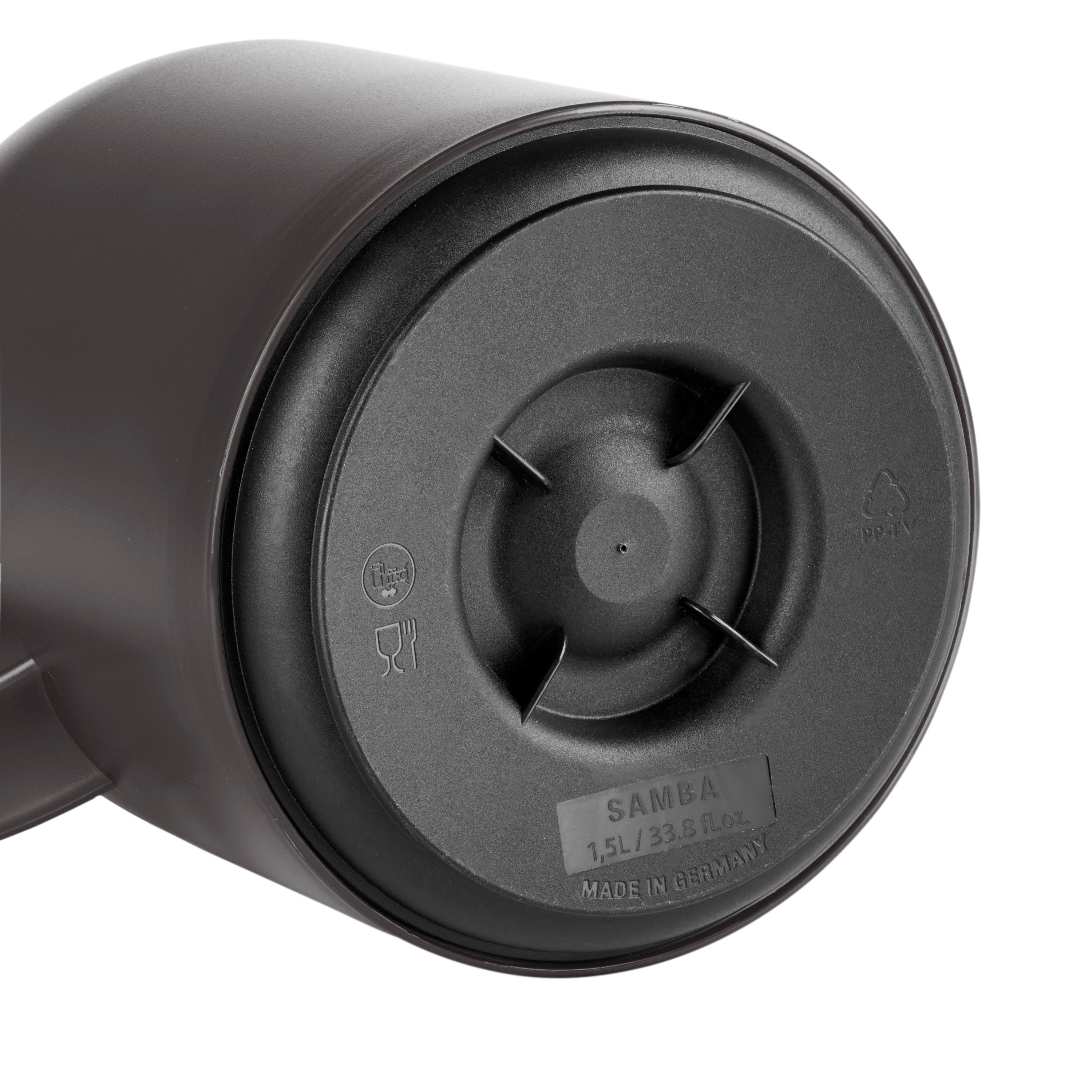 Emsa Thermoskan Samba XXL-model, tijdloos design, eenvoudige drukknop, 24u koud, 12u warm