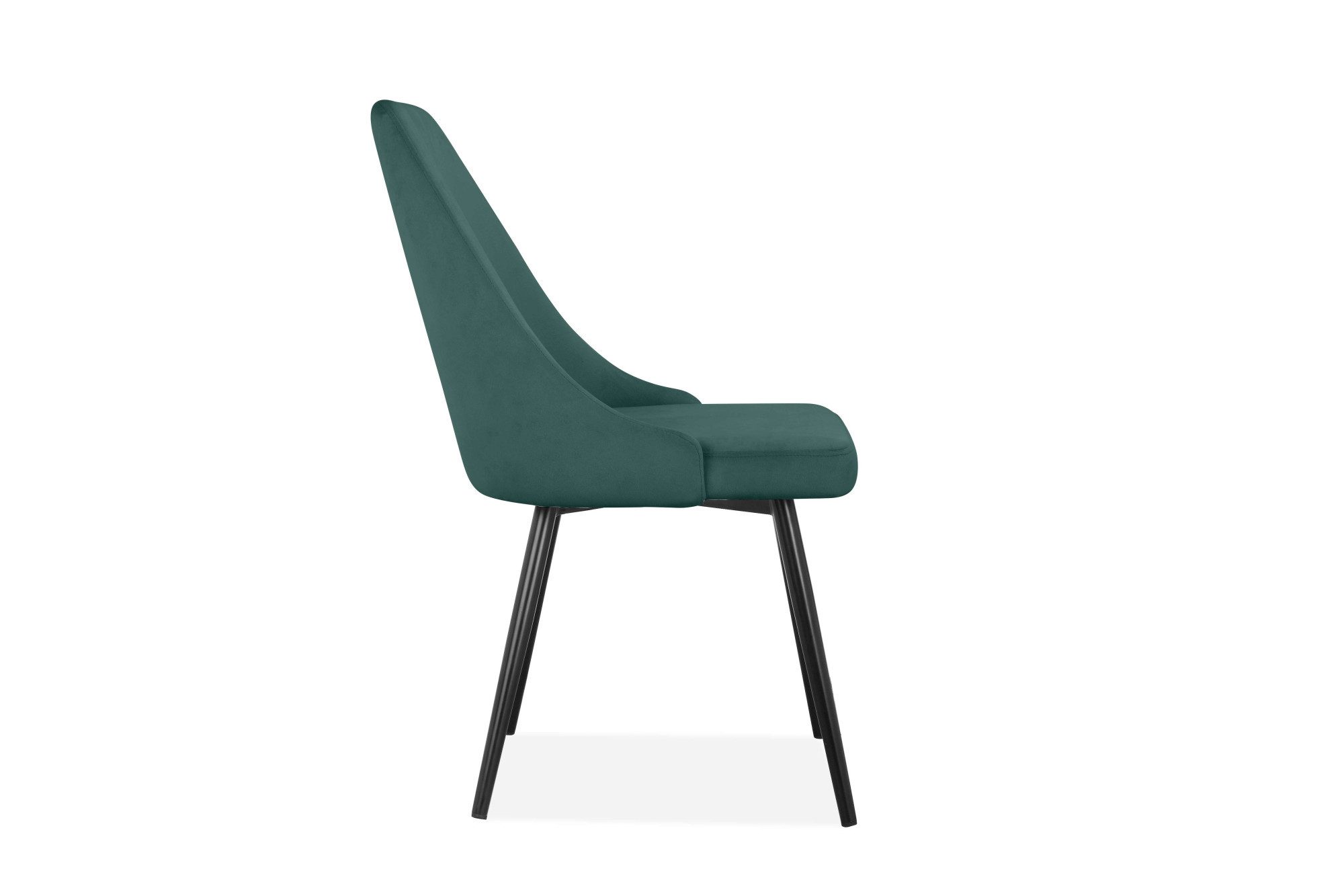 INOSIGN Eethoek Danny-Malio Glazen tafel 140x80 cm met 4 stoelen (velours stof), frame van metaal (set, 5-delig)