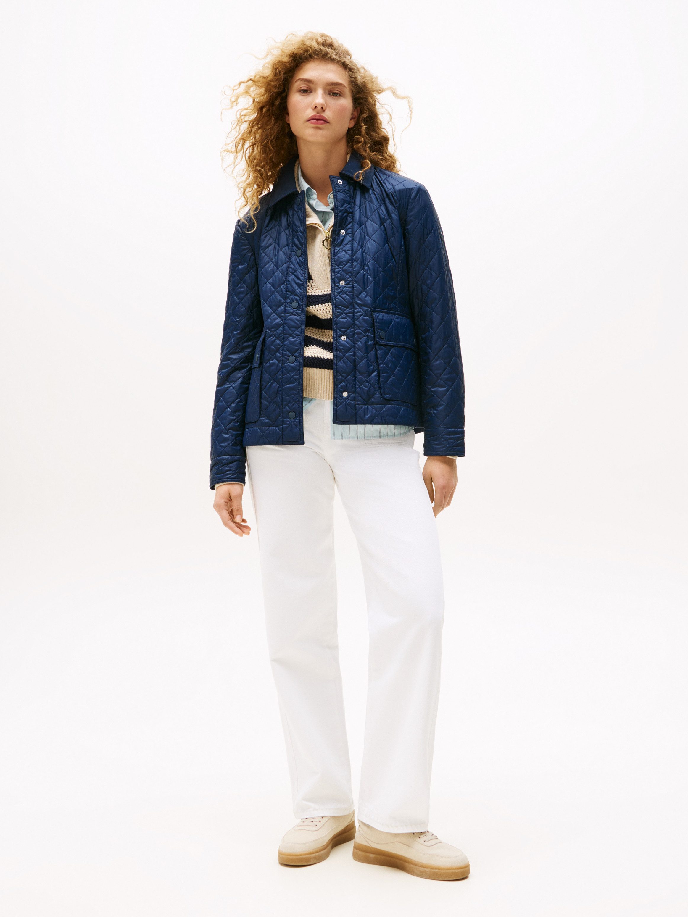 Tommy Hilfiger Gewatteerde jas PADDED NYLON SLIM QUILTED JACKET