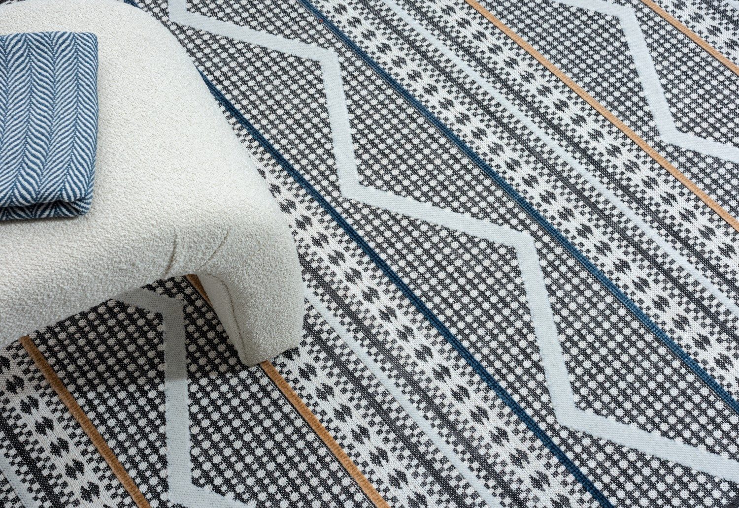 Myflair Möbel & Accessoires Vloerkleed Schaduw voorraadopruiming modern ontwerp, geschikt voor buiten, balkon, terras