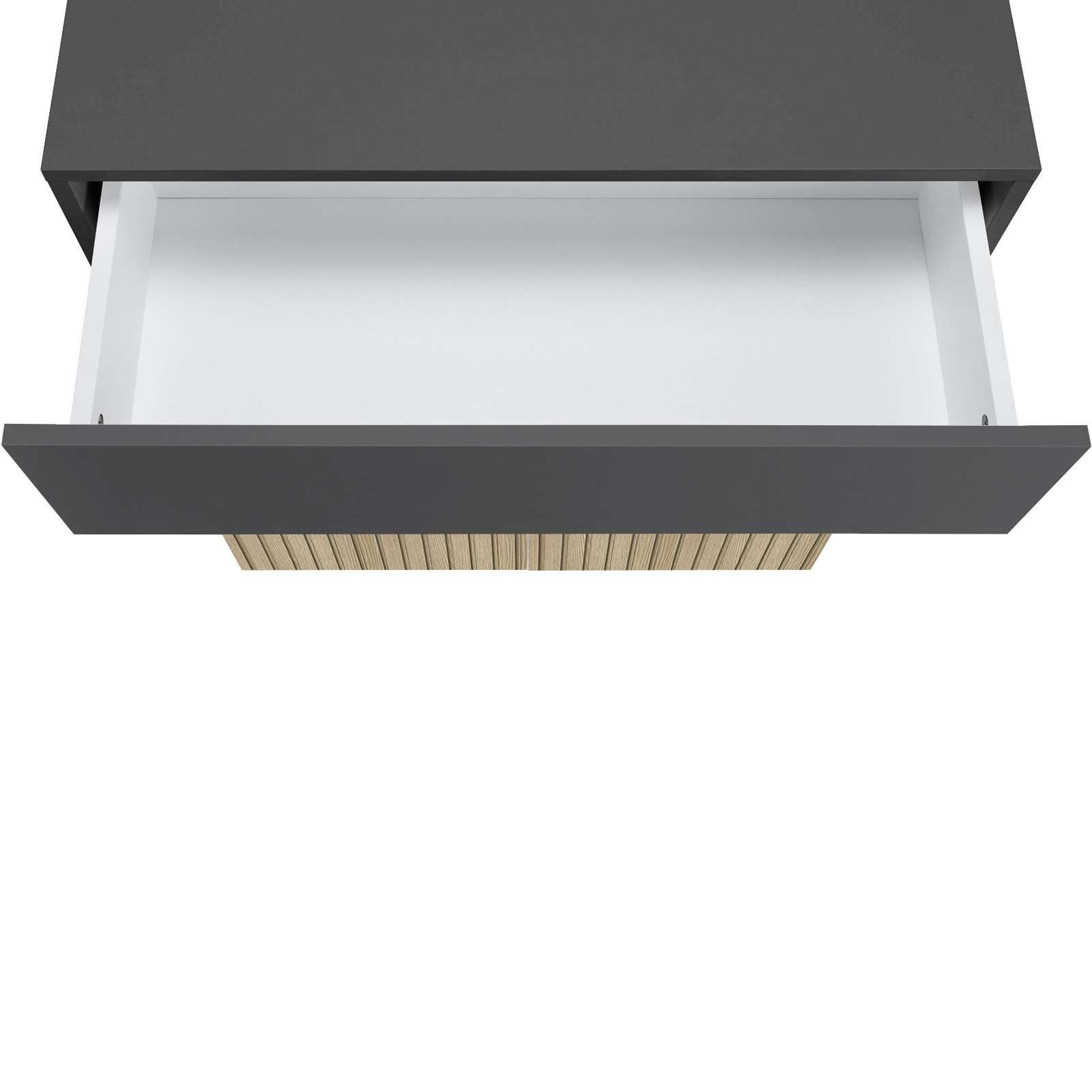 Home affaire Halfhoge kast Wisla Hoogte 98 cm, met deuren en lades