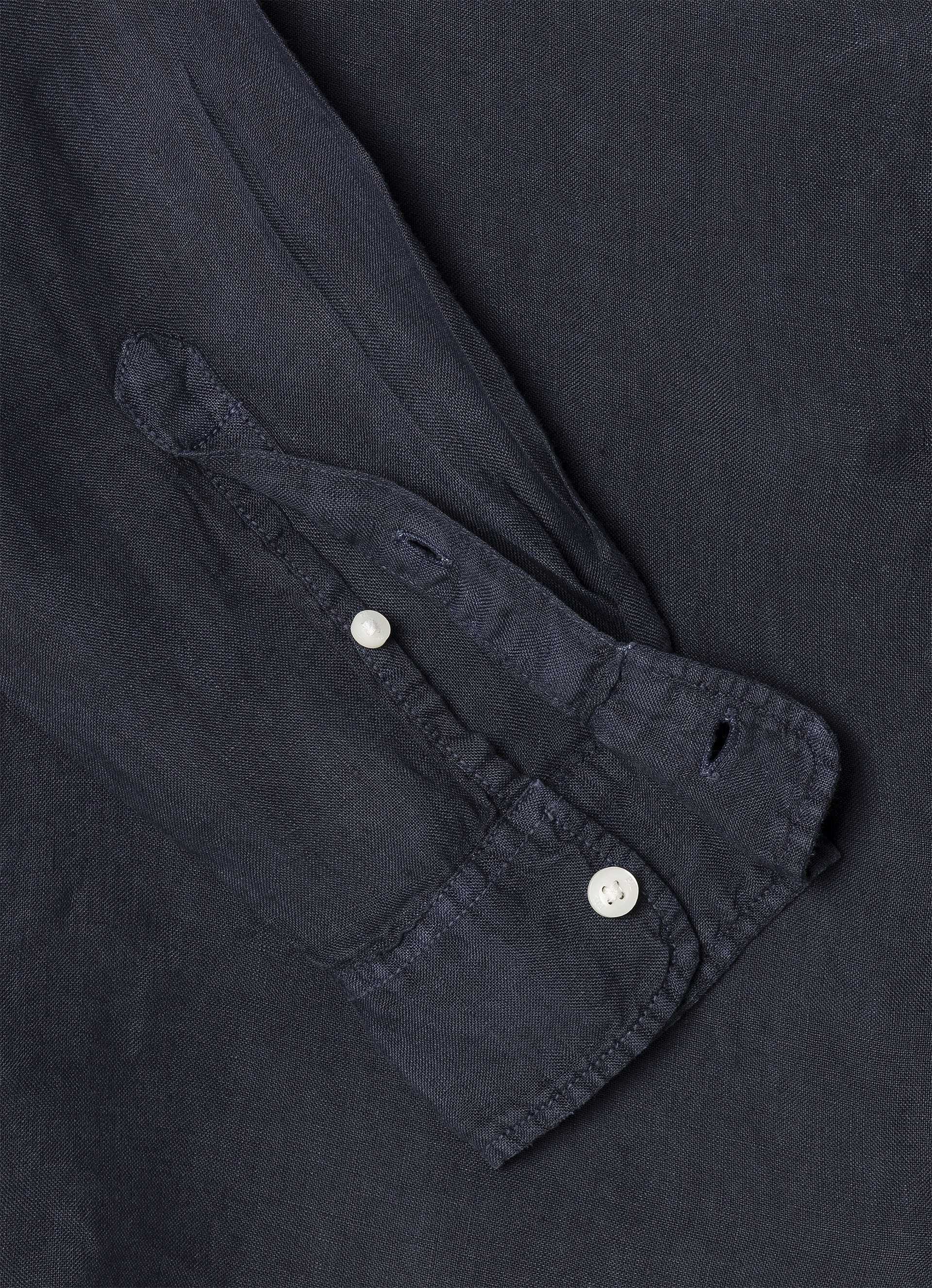 Pepe Jeans Overhemd met lange mouwen Arnau van een linnenmix