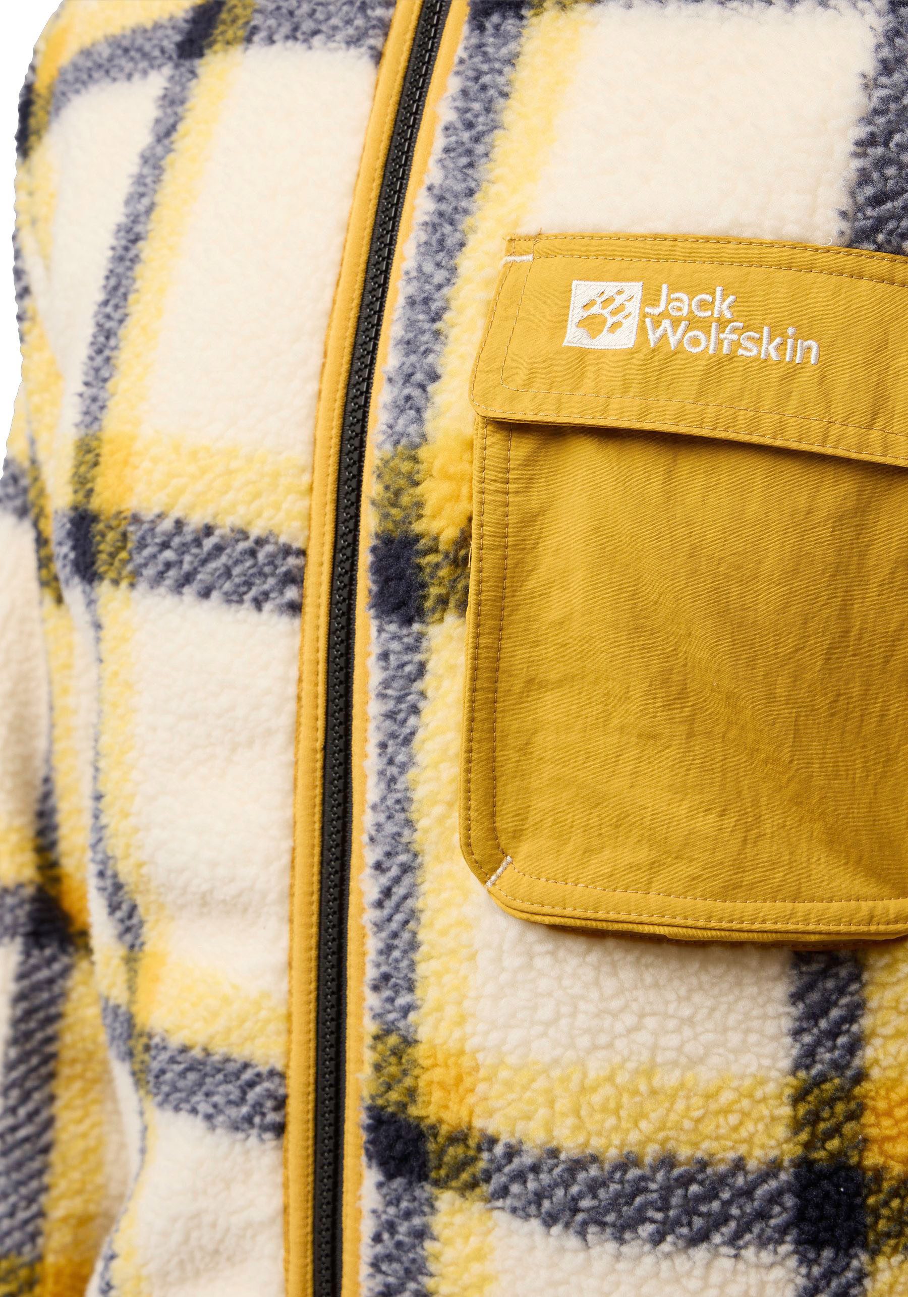 Jack Wolfskin Fleecejack FELSLICHT CHECK JACKET