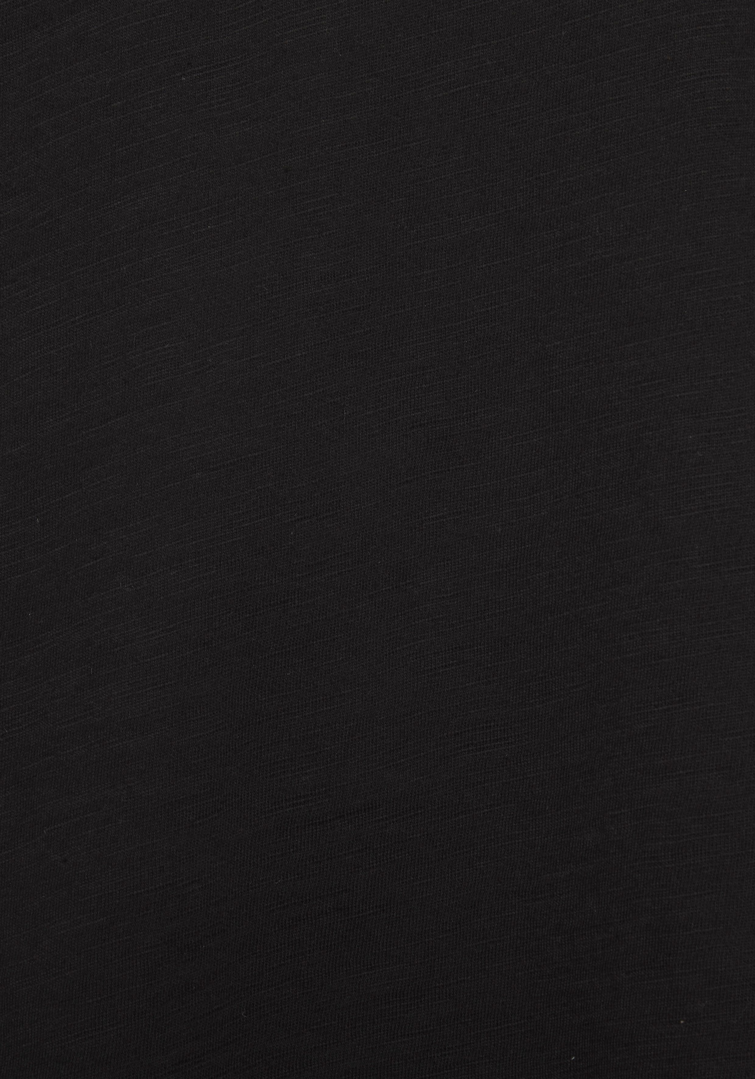 Vivance T-shirt Met glanzende frontprint in een zachte katoenkwaliteit