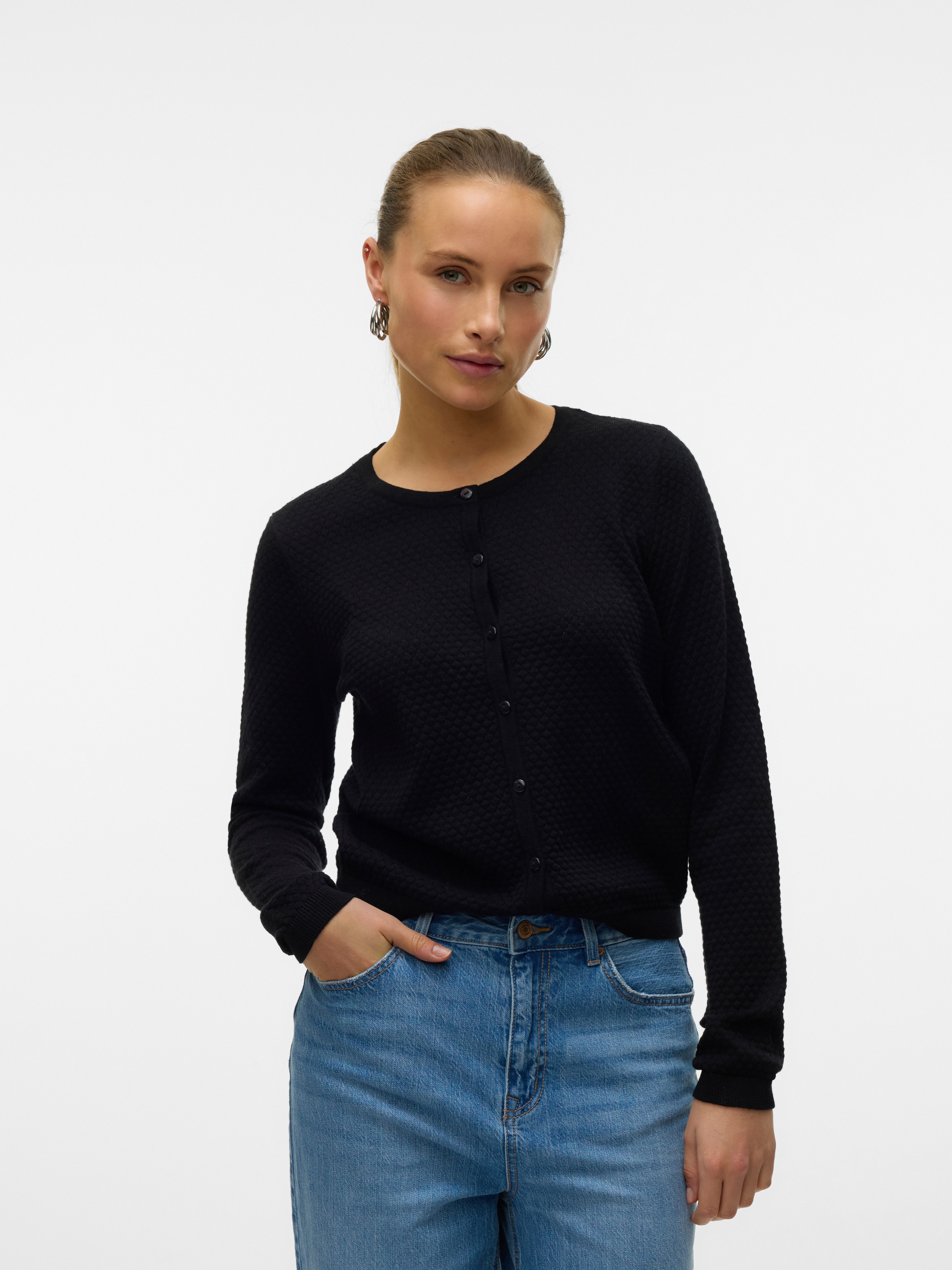 Vero Moda Vest VMCARE STRUCTURE LS BUTTON CARDIGAN