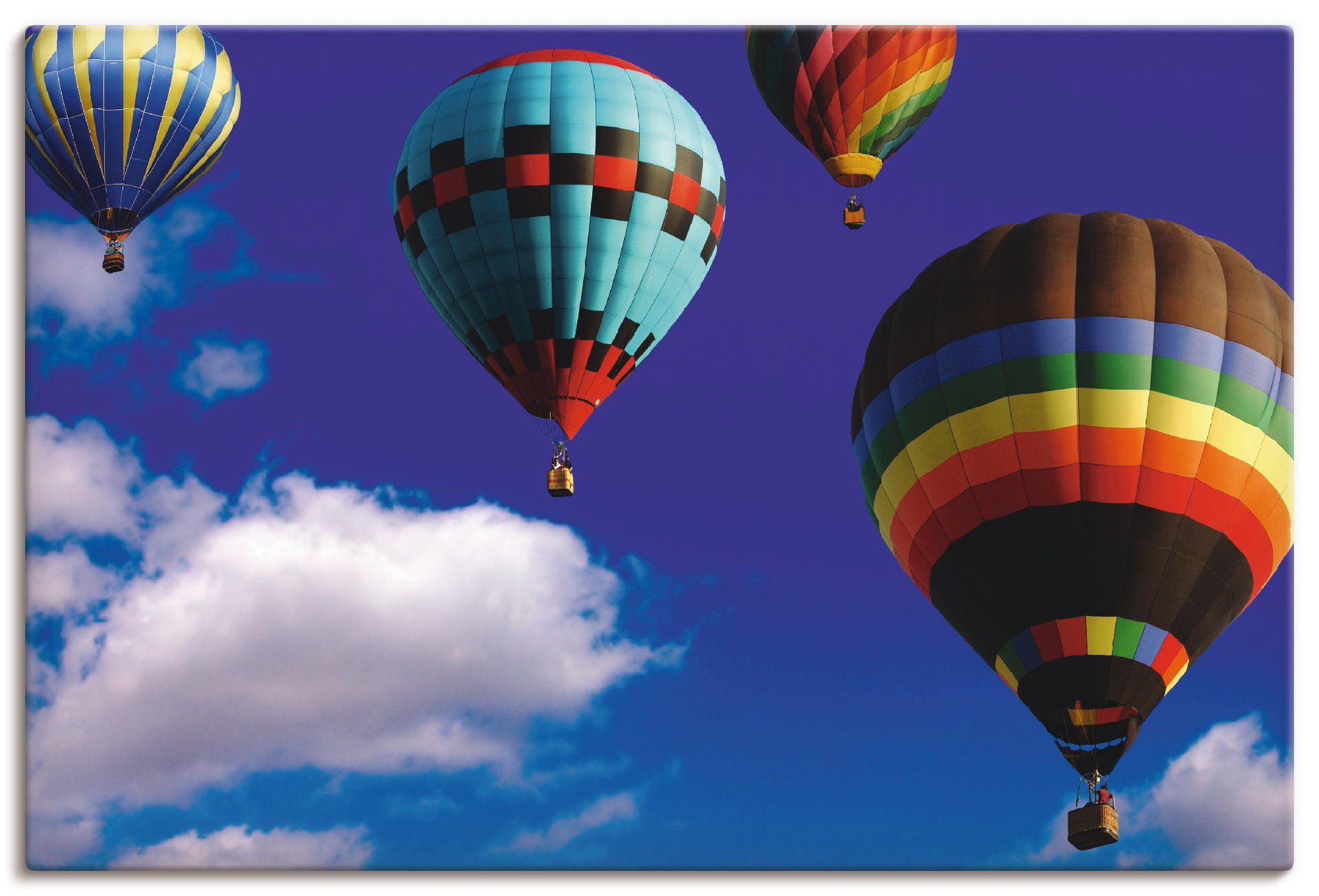 Artland Artprint Heteluchtballonnen in de lucht in vele afmetingen & productsoorten - artprint van aluminium / artprint voor buiten, artprint op linnen, poster, muursticker / wandf