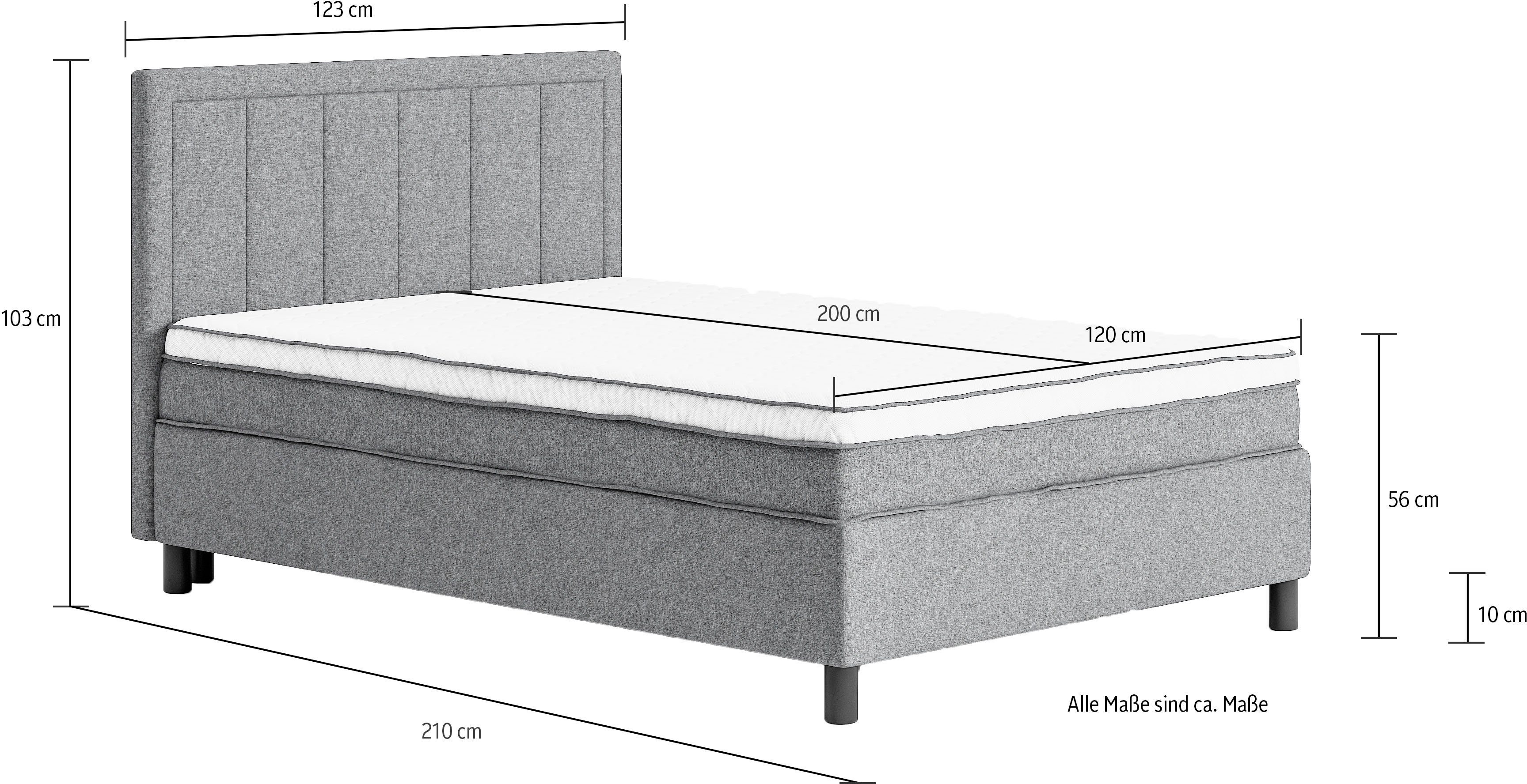 ATLANTIC home collection Boxspring Serenity optioneel met matras