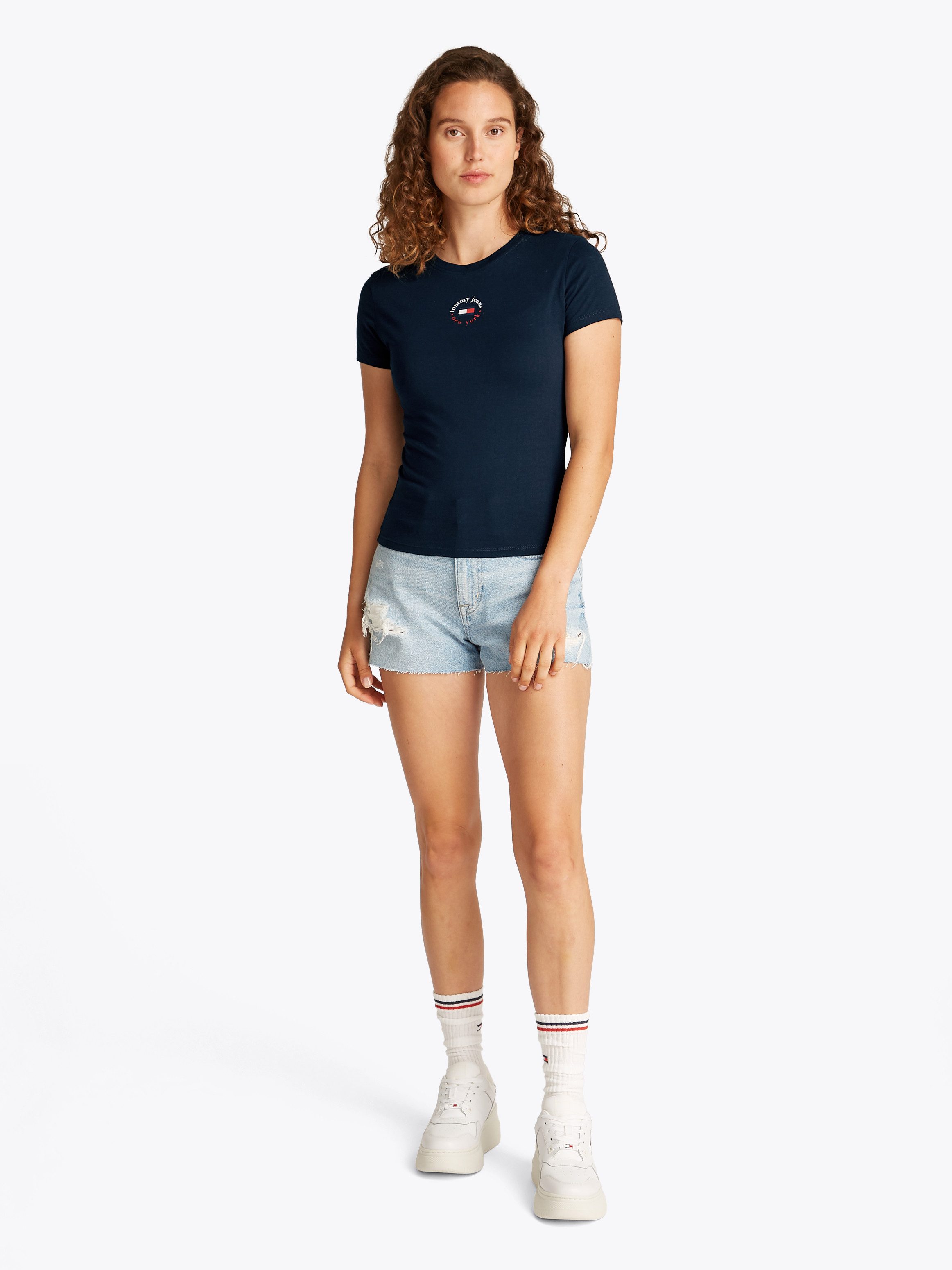 TOMMY JEANS T-shirt TJW SLIM ESSENTIAL LOGO 2 TEE