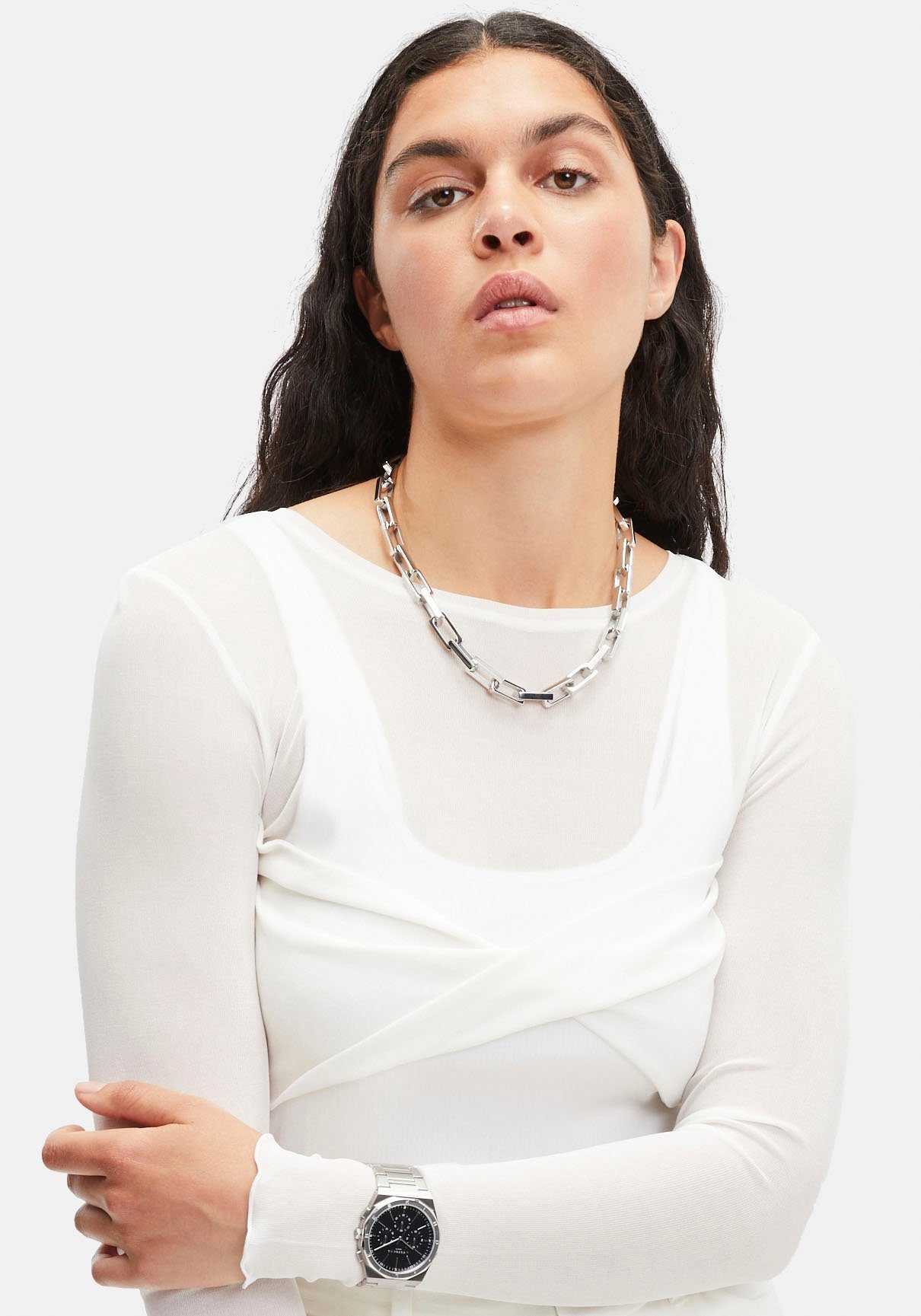 Liebeskind Berlin Edelstalen ketting , LJ-1086-N-50, LJ-1087-N-50