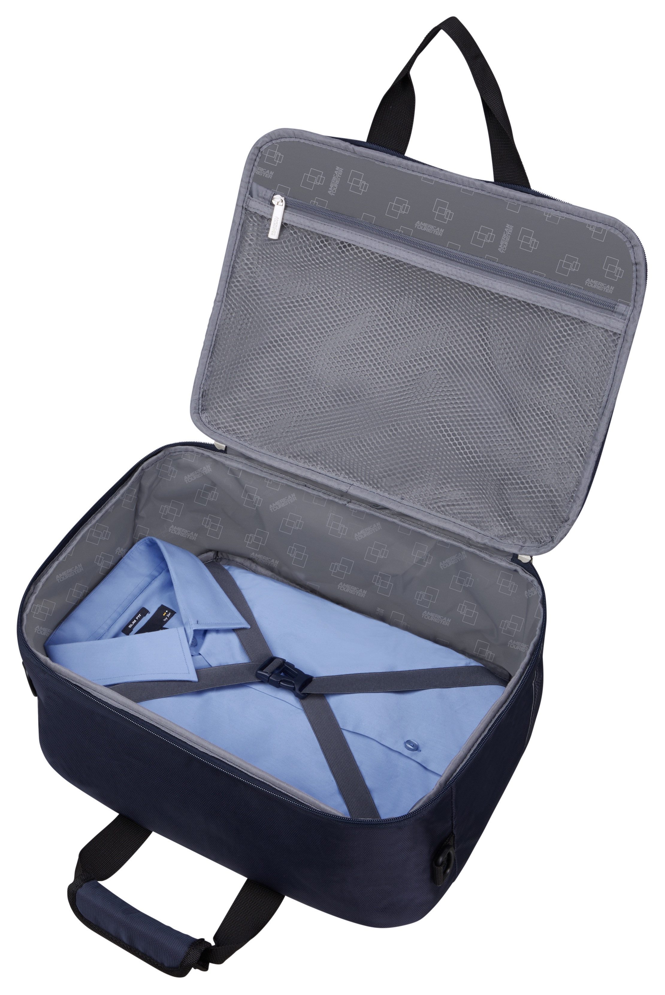American Tourister Reistas SUMMERRIDE 3-Way schoudertas Handbagage reiskoffer trolley-opsteeksysteem onderzit
