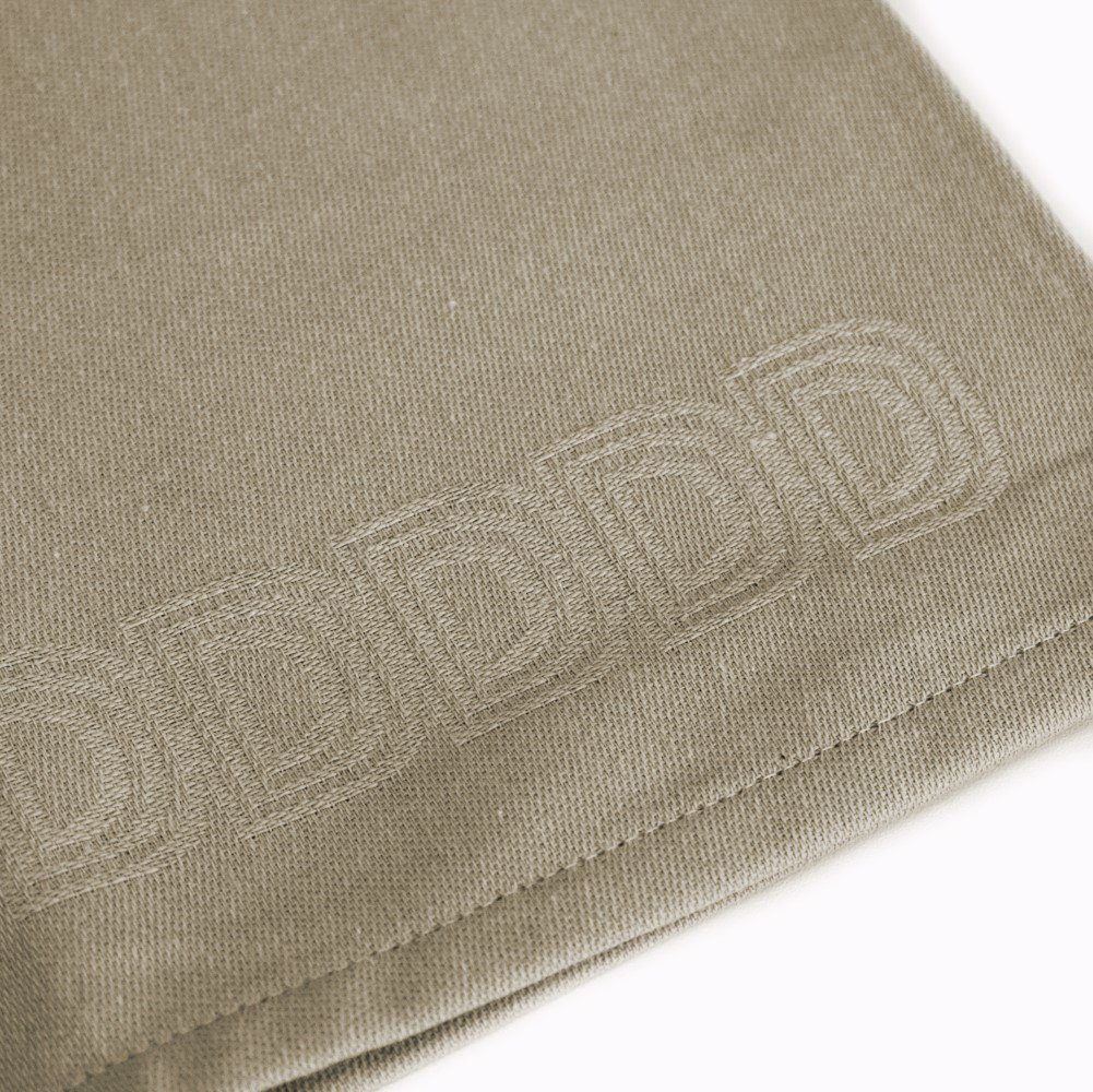 DDDDD Theedoek Logo van 100% katoen, 60x65 cm Jacquard-stof, zeer absorberend en duurzaam (set, 6-delig)