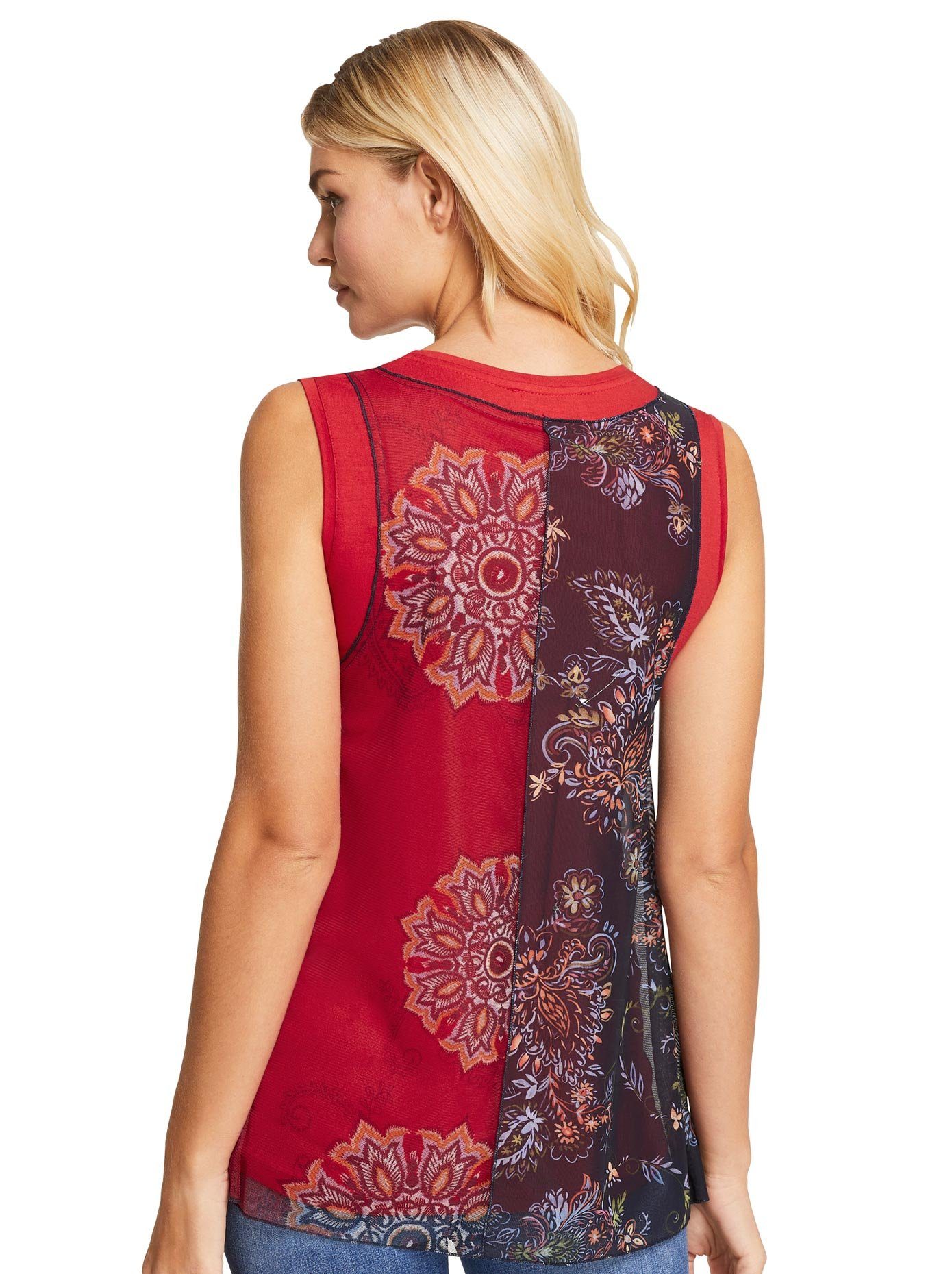 heine Shirt met ronde hals Gedessineerde top (1-delig)