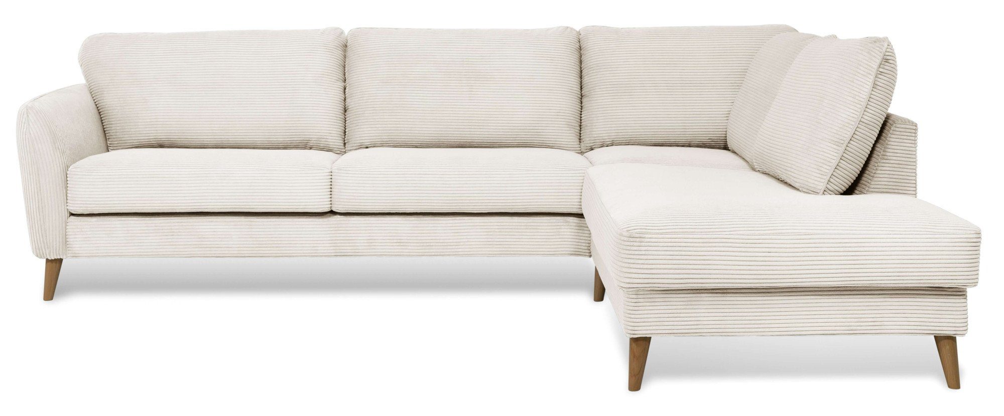 Home affaire Hoekbank MARSEILLE 278/202 cm, L-vorm, ottoman rechts/links, verschillende bekledingen