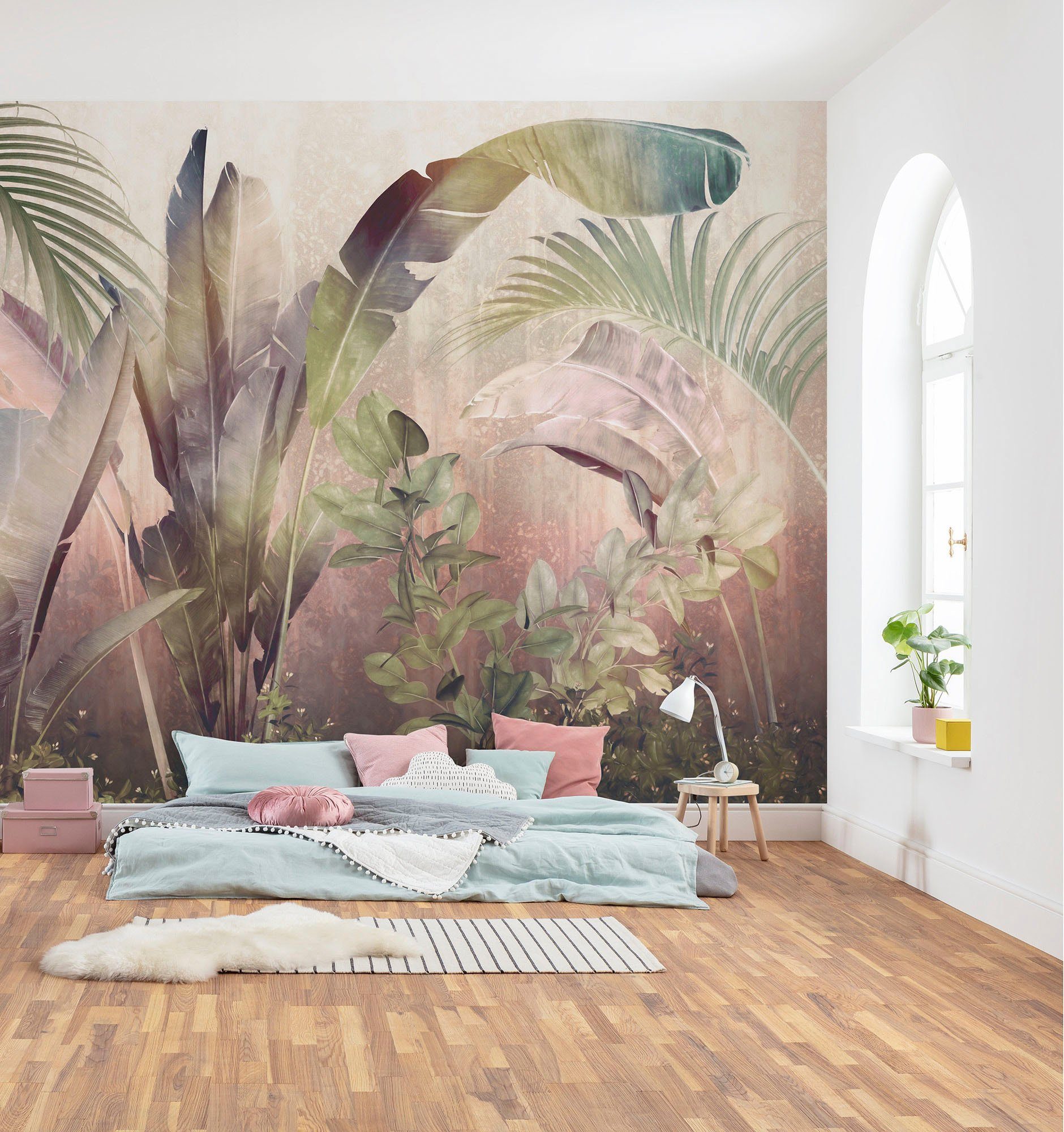 Komar Vliesbehang Digitale print vlies - Rainforest Mist - Afmeting 350 x 250 cm (1 stuk)