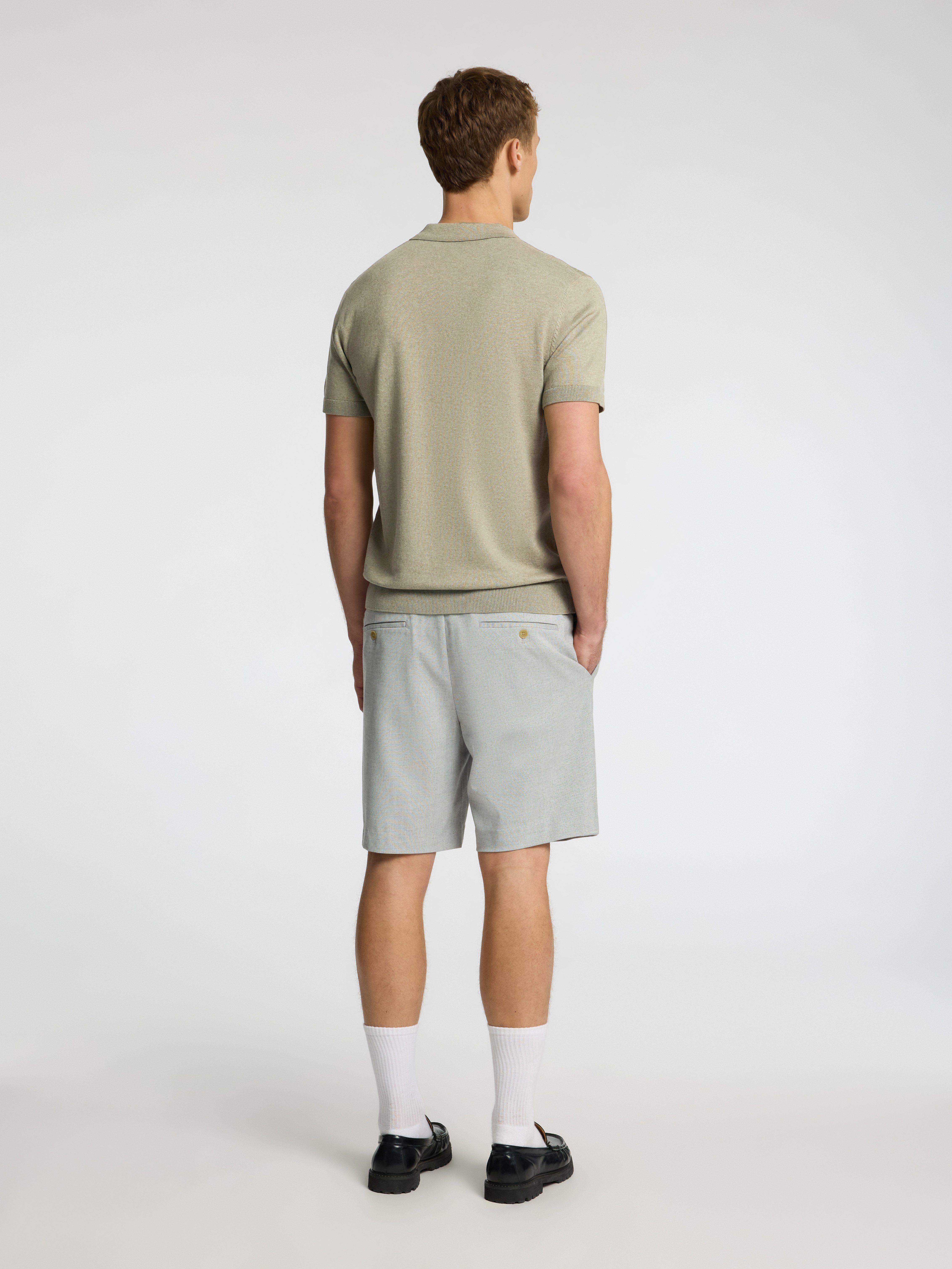 SELECTED HOMME Poloshirt SLHBERG SS KNIT POLO NOOS