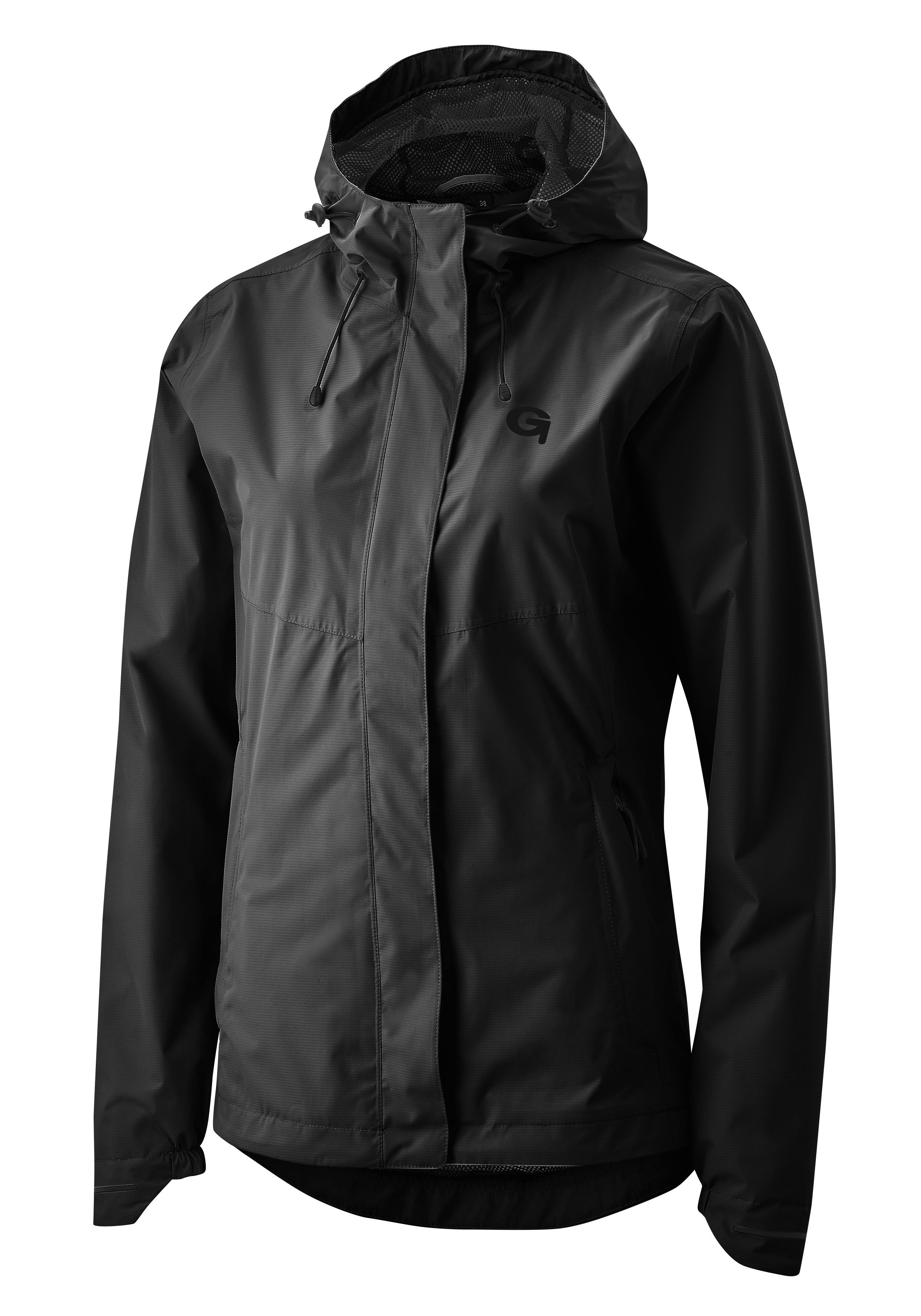 Gonso Fietsjack SAVE JACKET ESSENTIAL W Dames regenjack wind- en waterdicht fietsjack met capuchon
