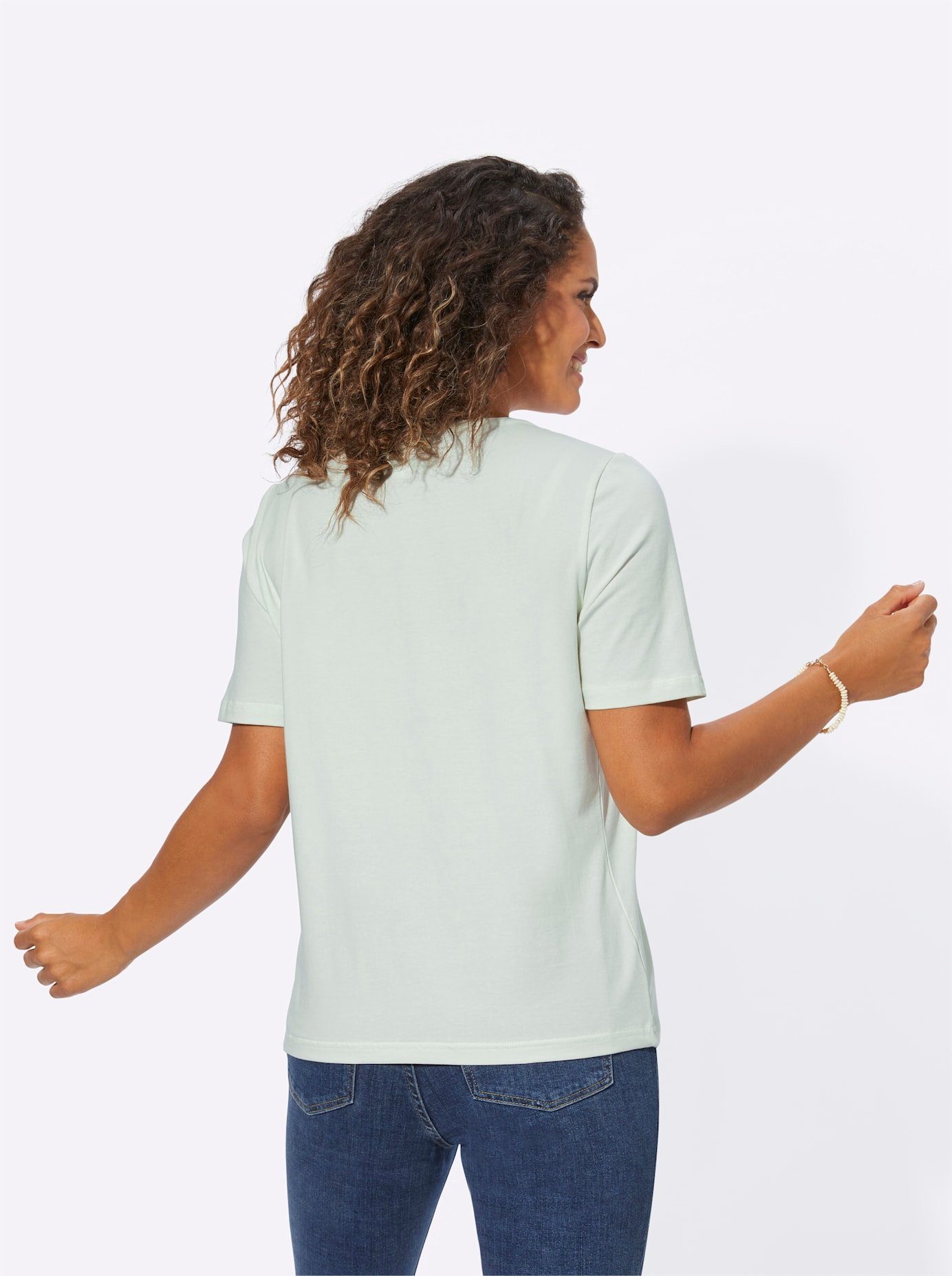 Classic Basics Shirt met ronde hals Shirt (1-delig)