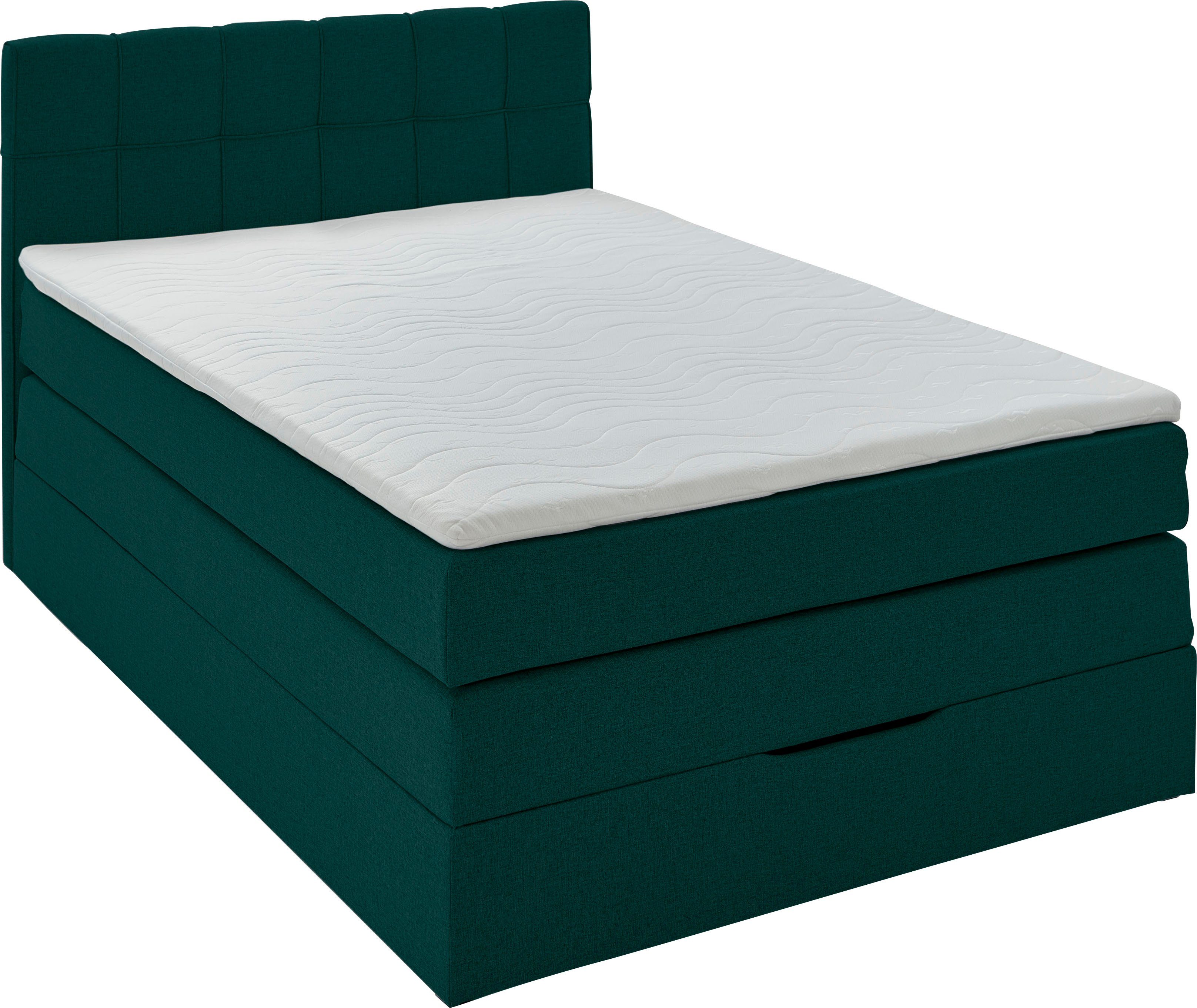 INOSIGN Boxspring Fornoli incl. topmatras en bedkist, h3 in twee matrassoorten
