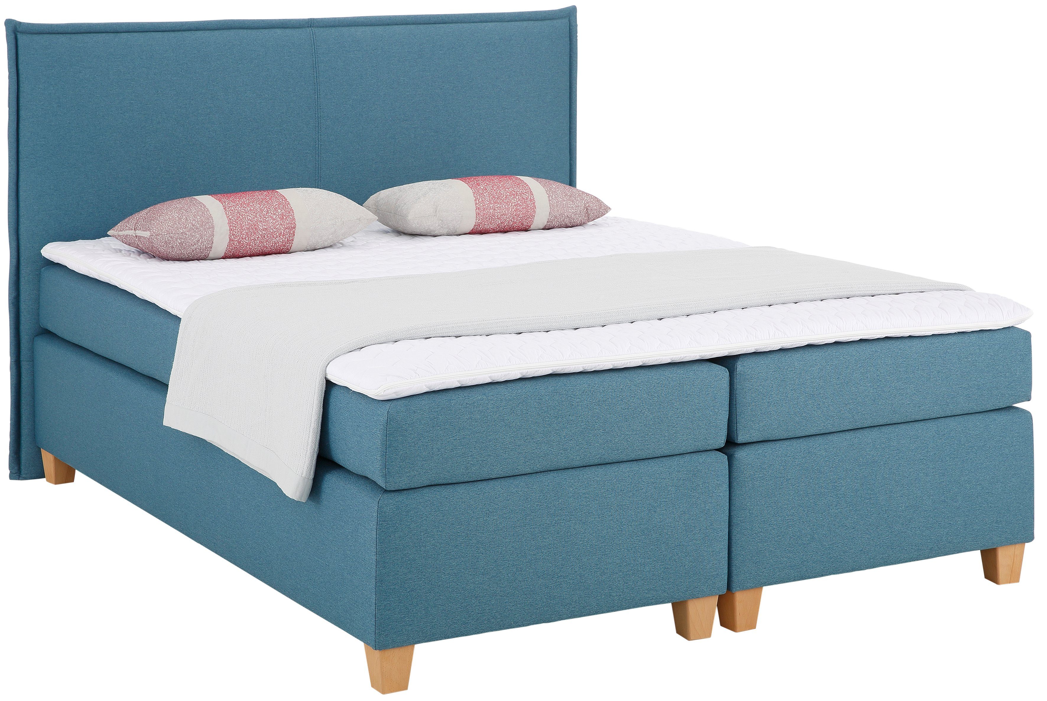 Home affaire Boxspring Houssay incl. topmatras, 5 breedtes, 2 hardheden ook in extra lang 220 cm