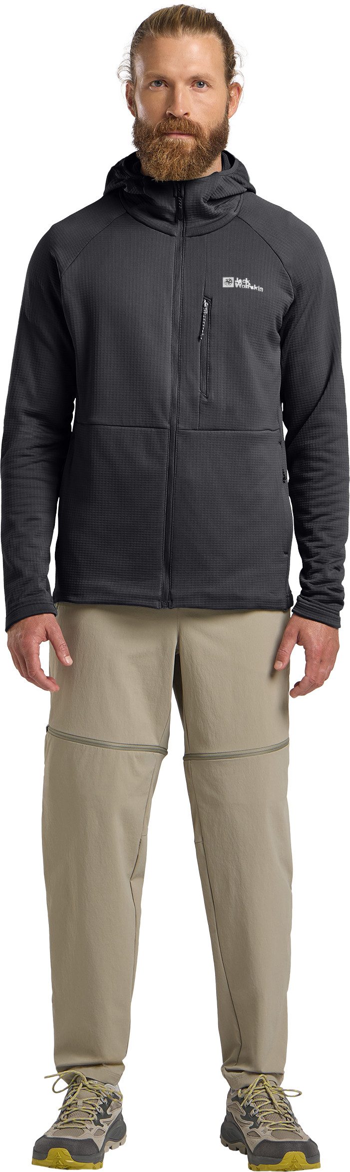 Jack Wolfskin Fleecejack KOLBENBERG HOODED FZ M