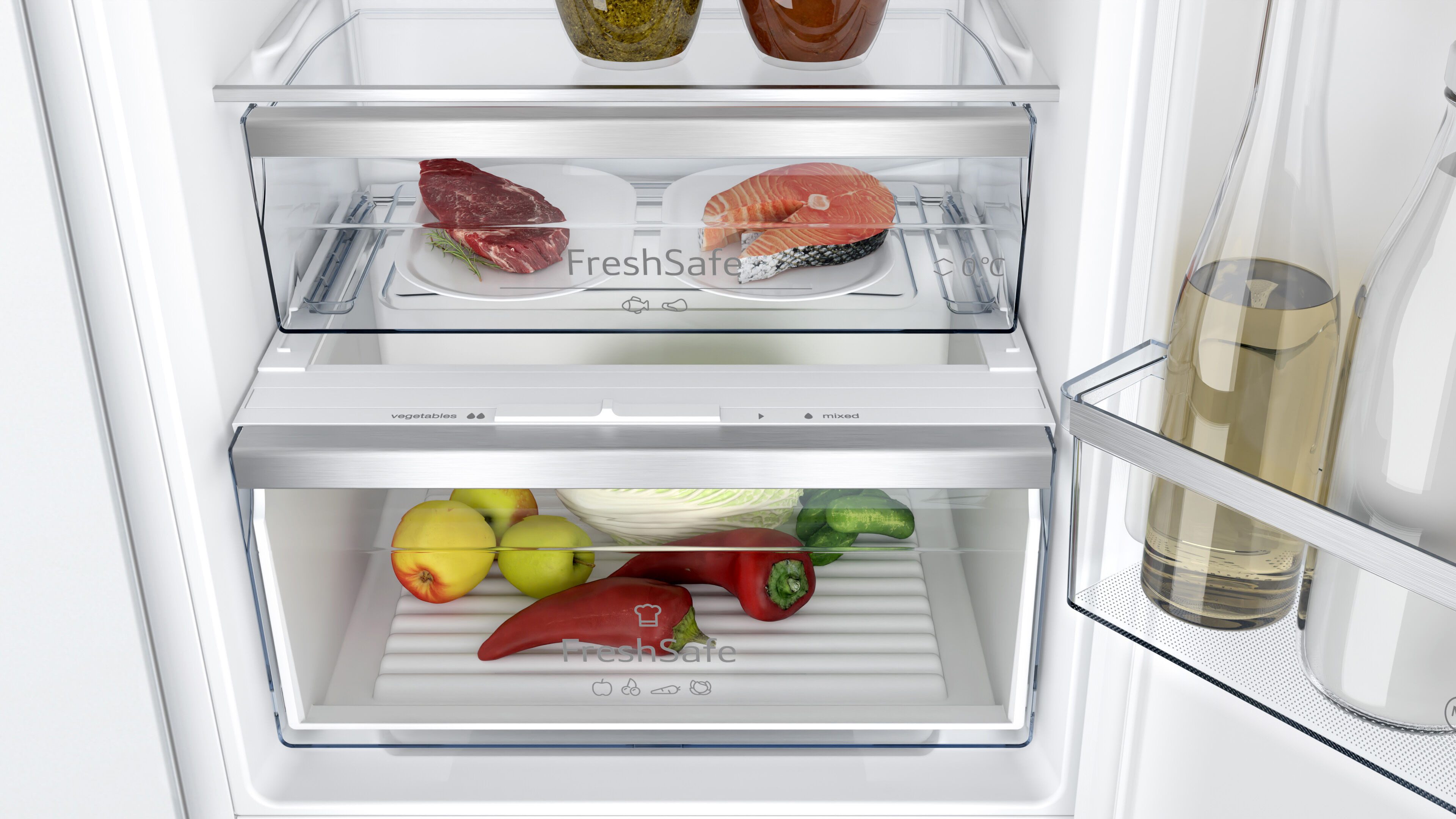 NEFF Inbouw koel-vriescombinatie KI7862SE0, 177,2 cm x 54,1 cm, No Frost: nooit meer ontdooien