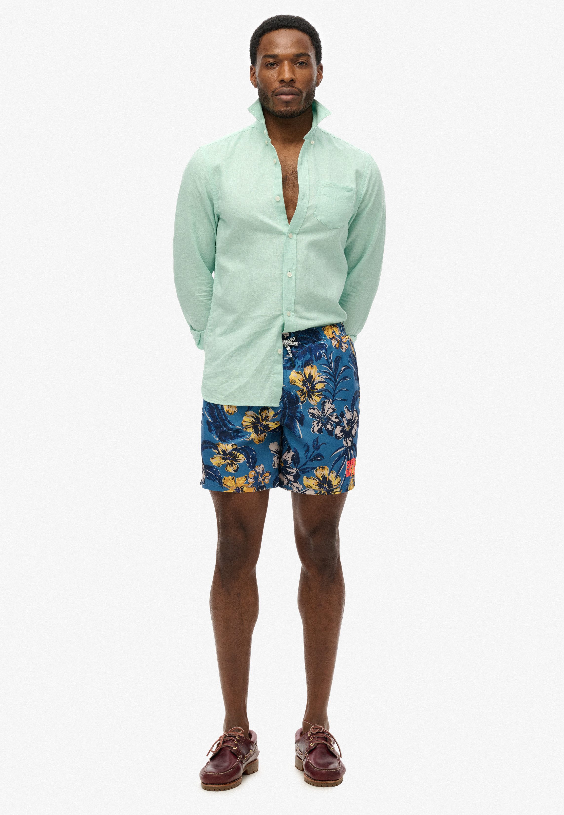 Superdry Zwemshort HAWAIIAN PRINT 17 SWIM SHORT