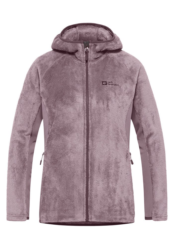 Jack Wolfskin Fleecejack ROTWAND HOODED FZ W