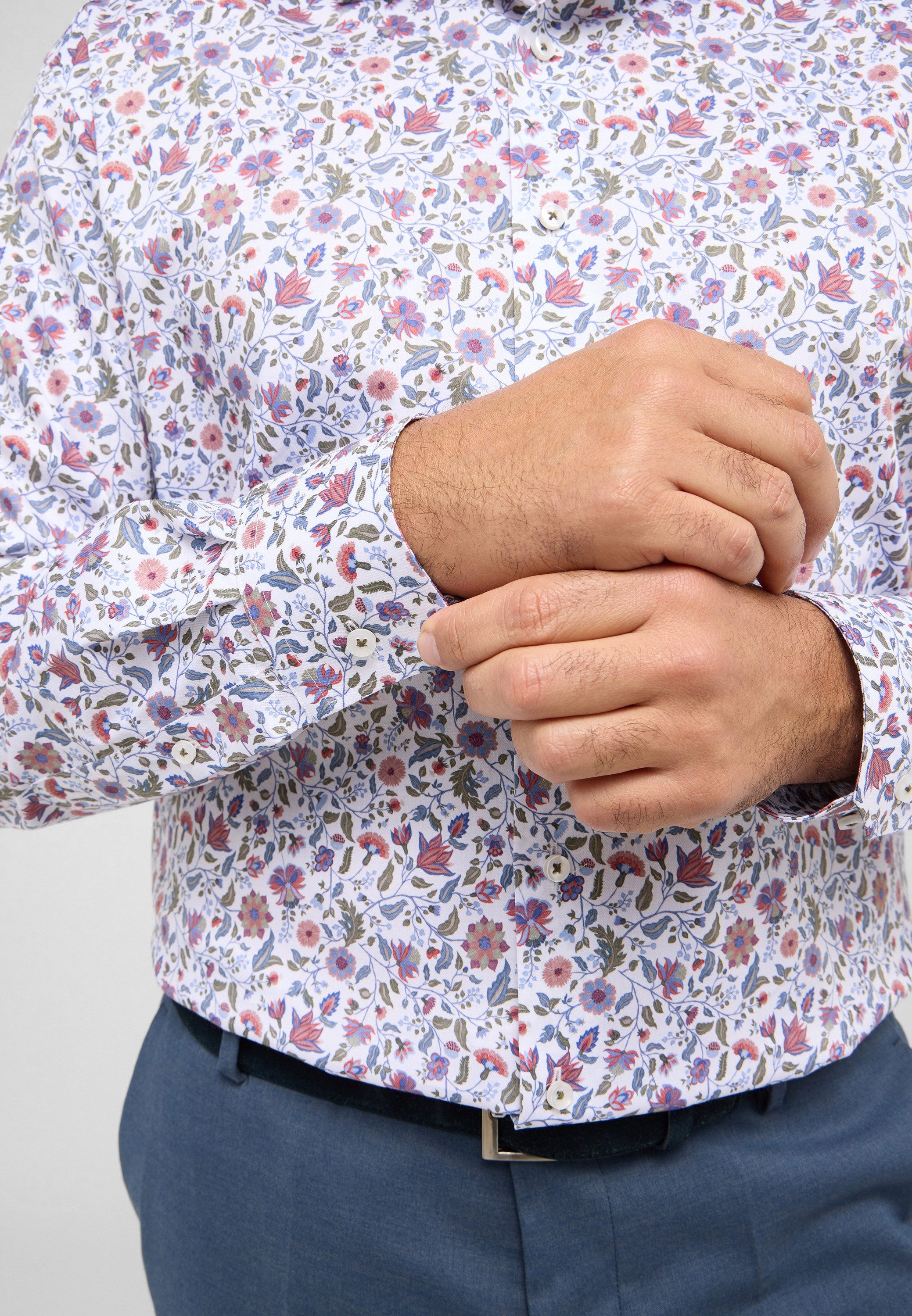 Eterna Overhemd met lange mouwen Comfort fit