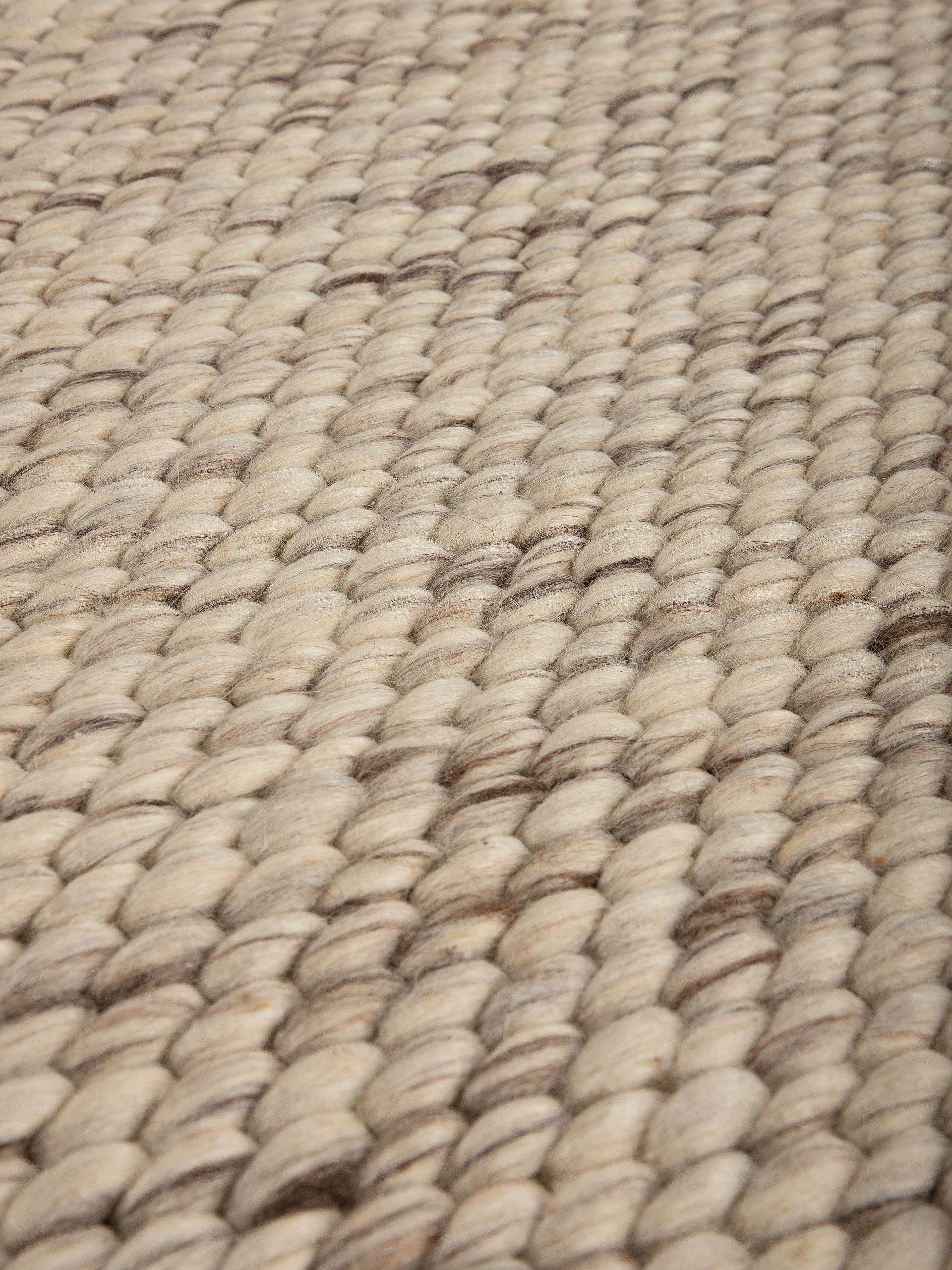 carpetfine Wollen kleed Sina Handgeweven tapijt, 100% wol, gemêleerd, handgeweven, zacht & knuffelig