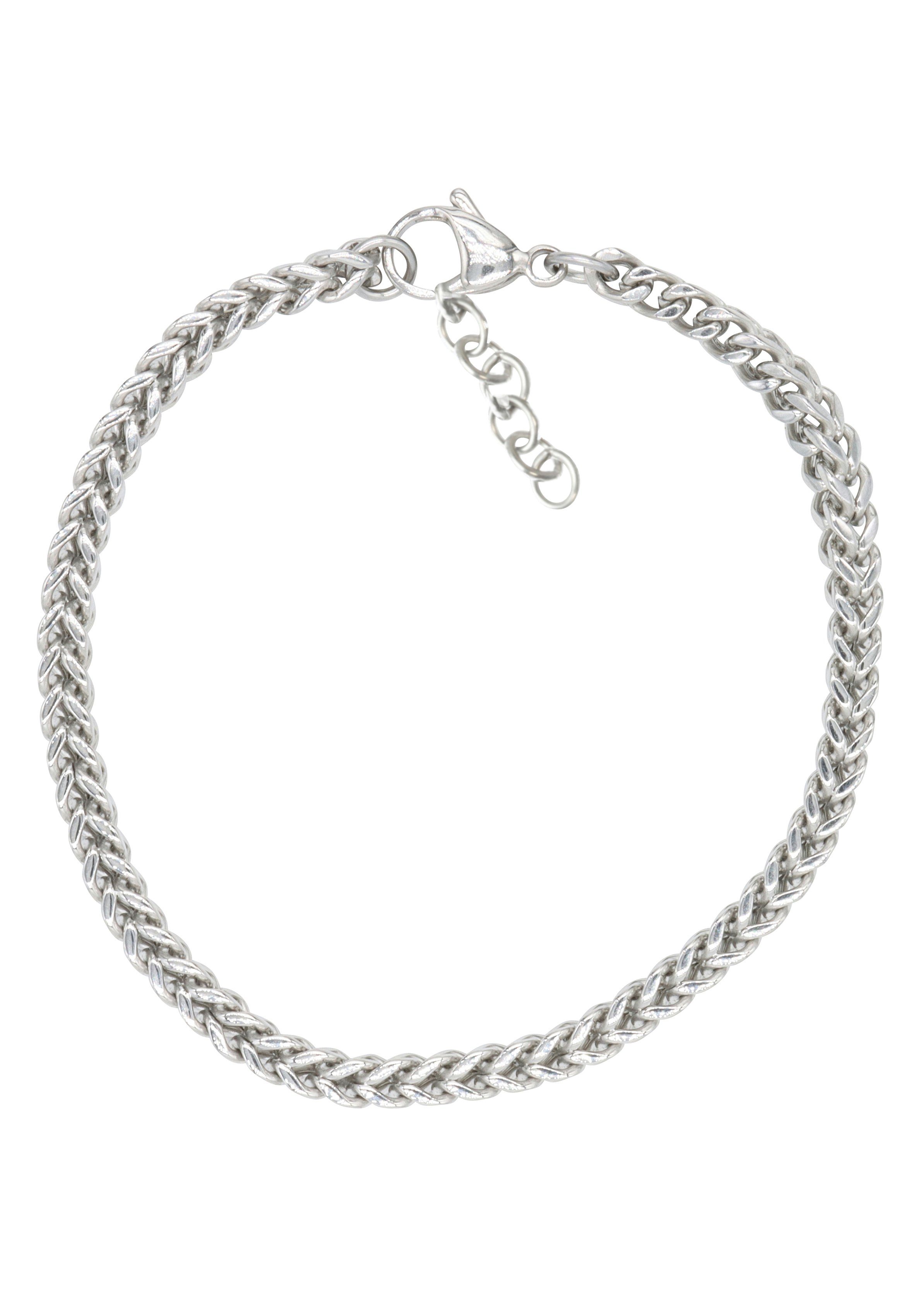 Firetti Edelstalen armband Sieraad cadeau dubbele panzerketting schakeling, 5 mm breed unisex armbanden maat 21 zilver