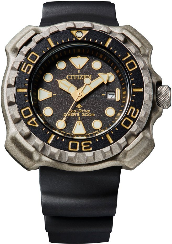 Citizen Duikhorloge Promaster Diver Polshorloge, herenhorloge, solar, tot 20 bar waterdicht, datum (2-delig, Inclusief bandverlenging)
