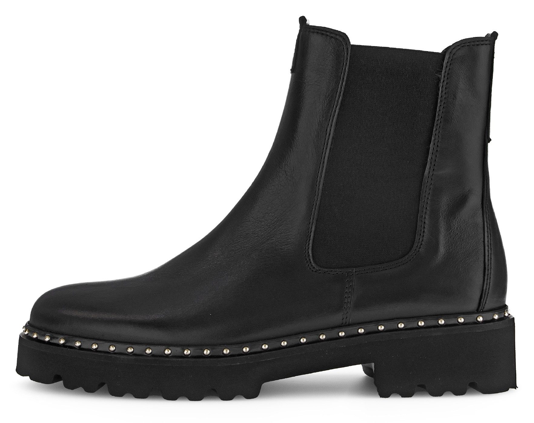 Gabor Chelsea-boots blokhak enkellaars laarzen rits en stretch-inzet