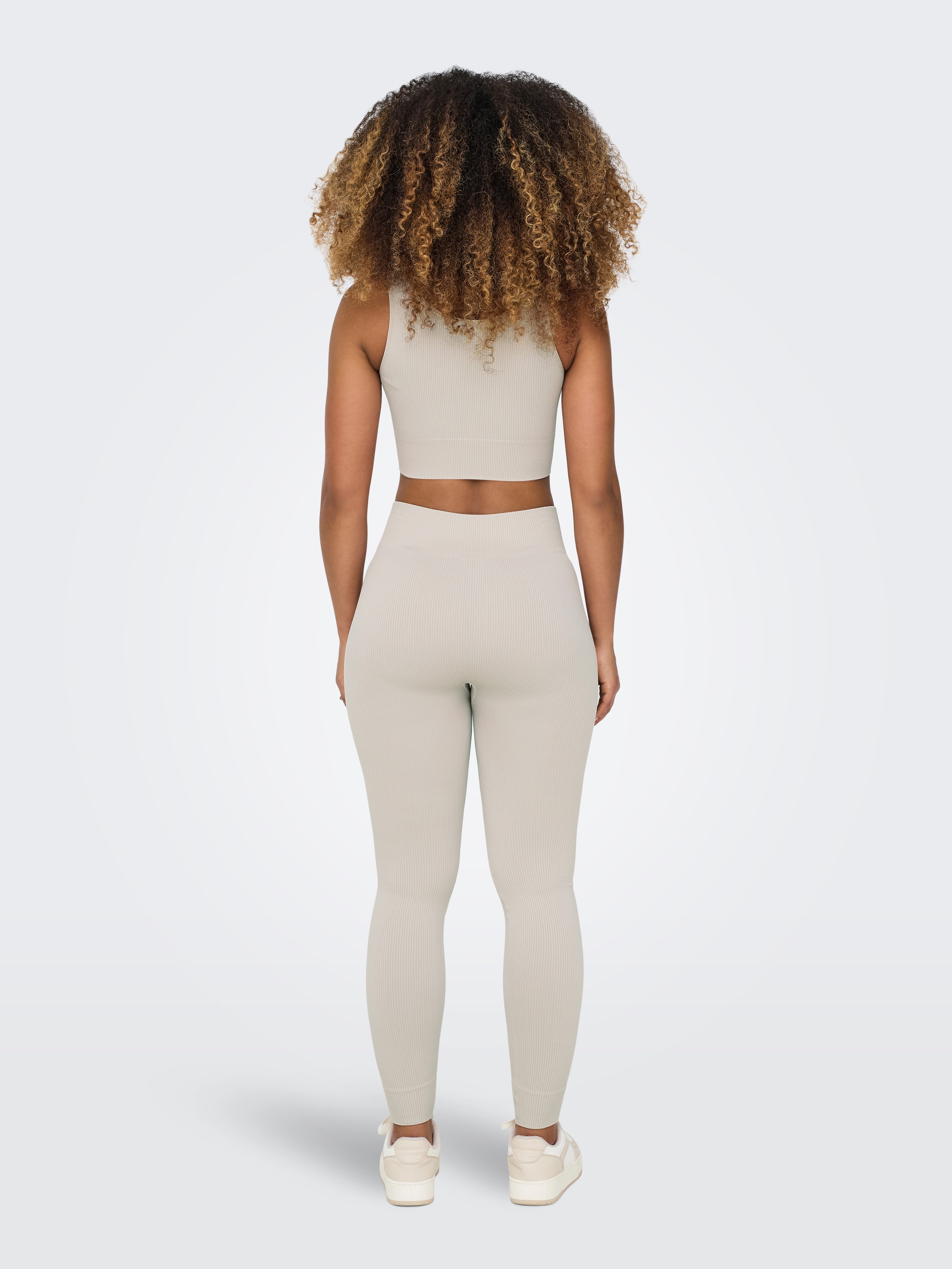 Only Play Trainingstop ONPJAIA LIFE Cropped fit, in fijne ribstructuur