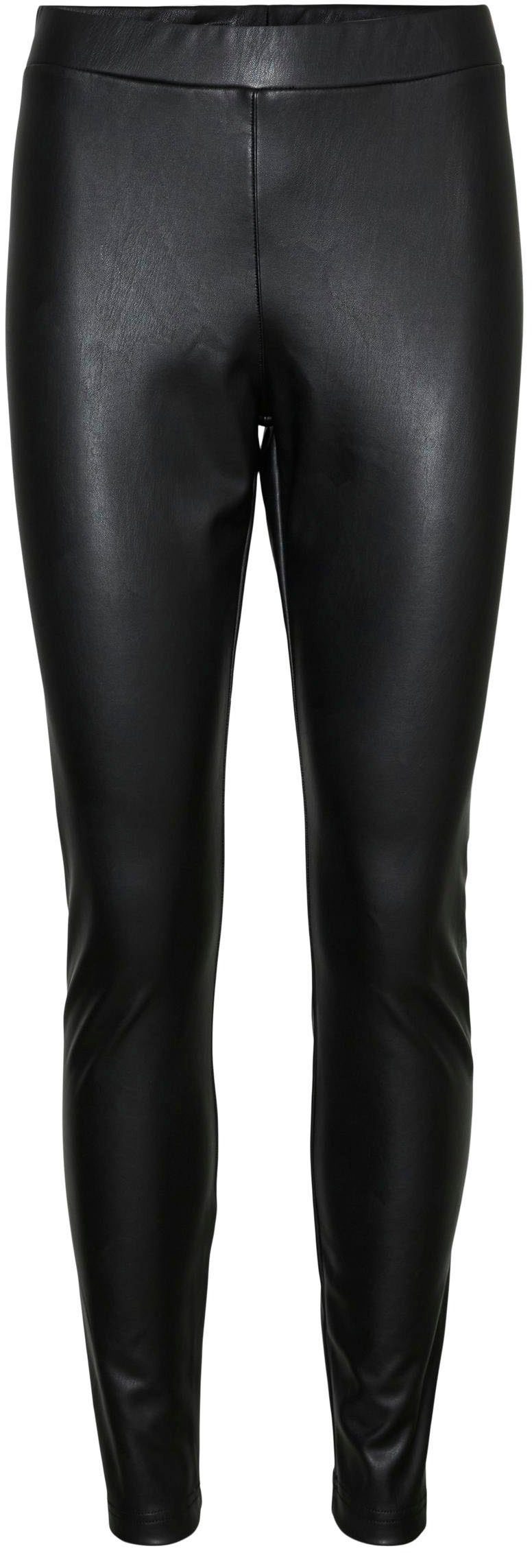 Vero Moda Imitatieleren broek VMGAYA MR PL LEGGING