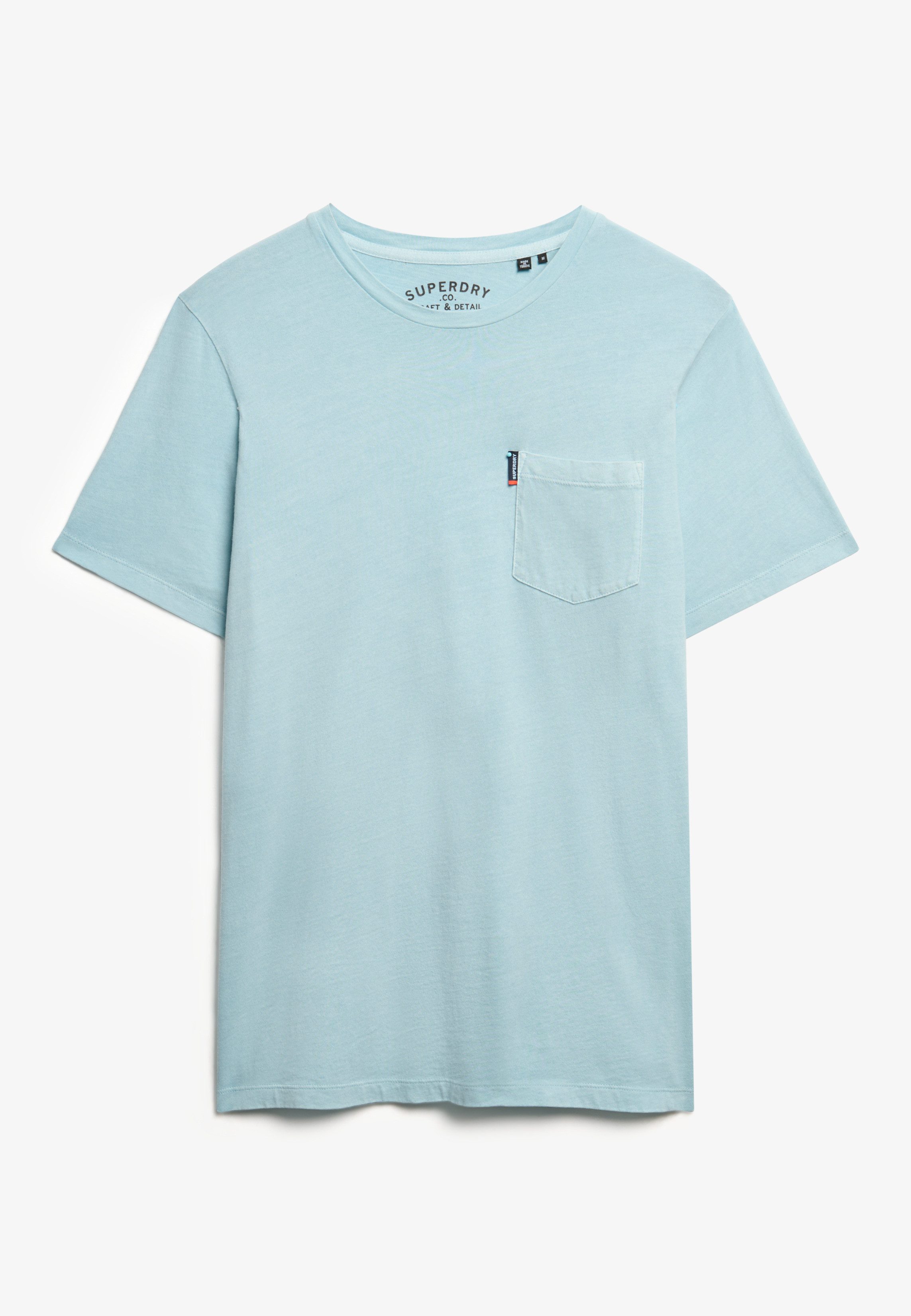 Superdry Shirt met ronde hals CLASSIC ESSENTIAL POCKET TEE