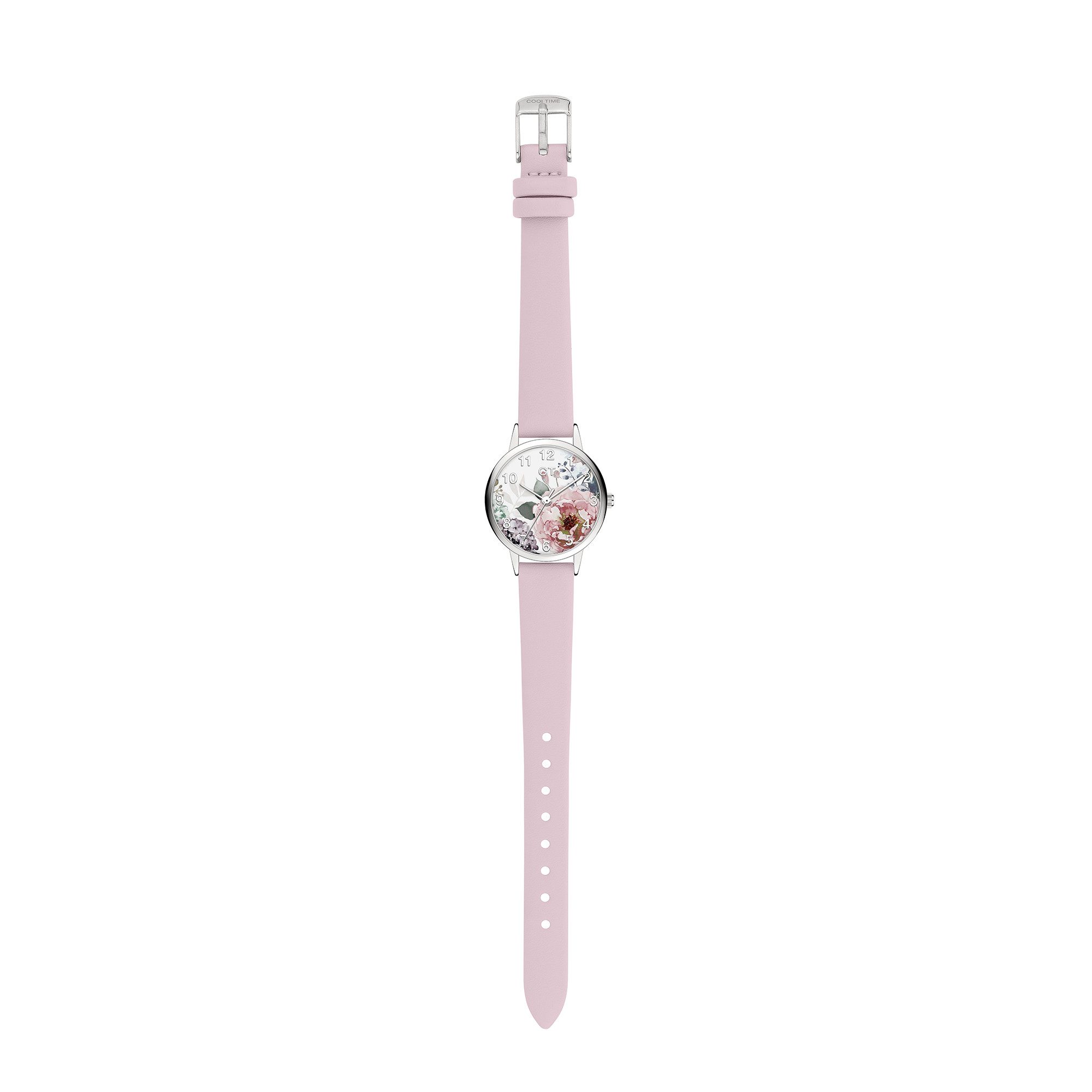 COOL TIME Kwartshorloge The Cool Flower Power Horloge, kinderhorloge, meisje, analoog