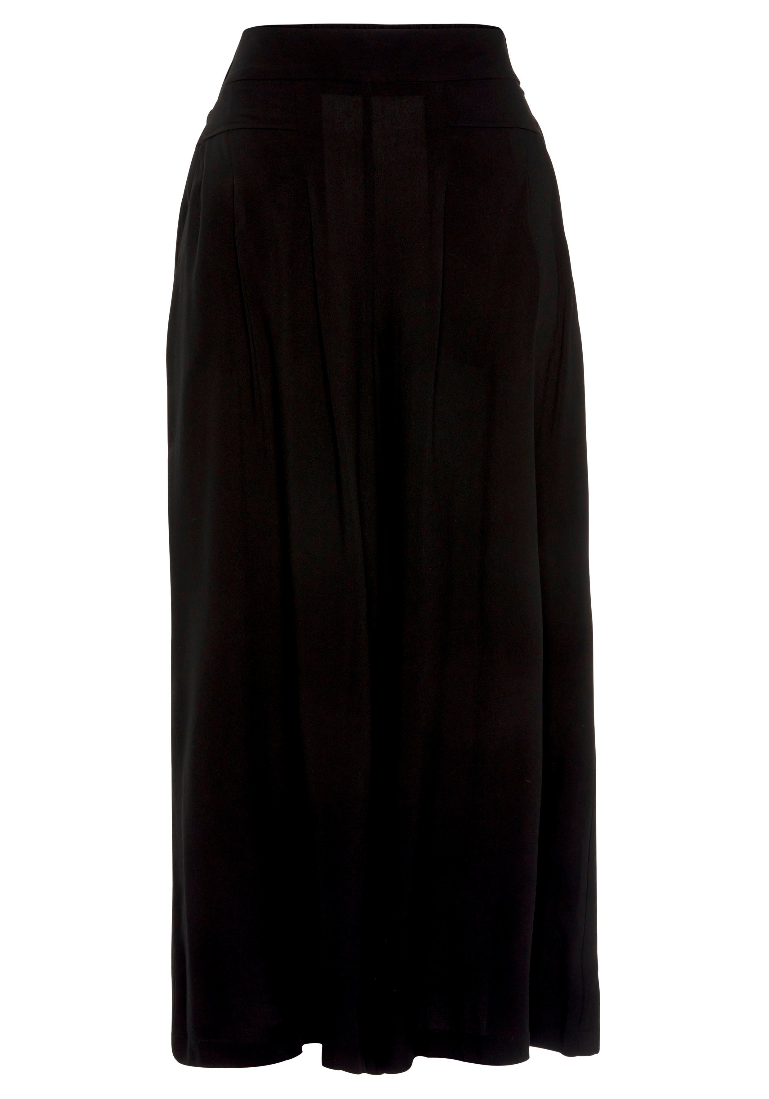 Lascana Culotte met zakken, wijde pijpen, luchtige viscose, zomers, modieus