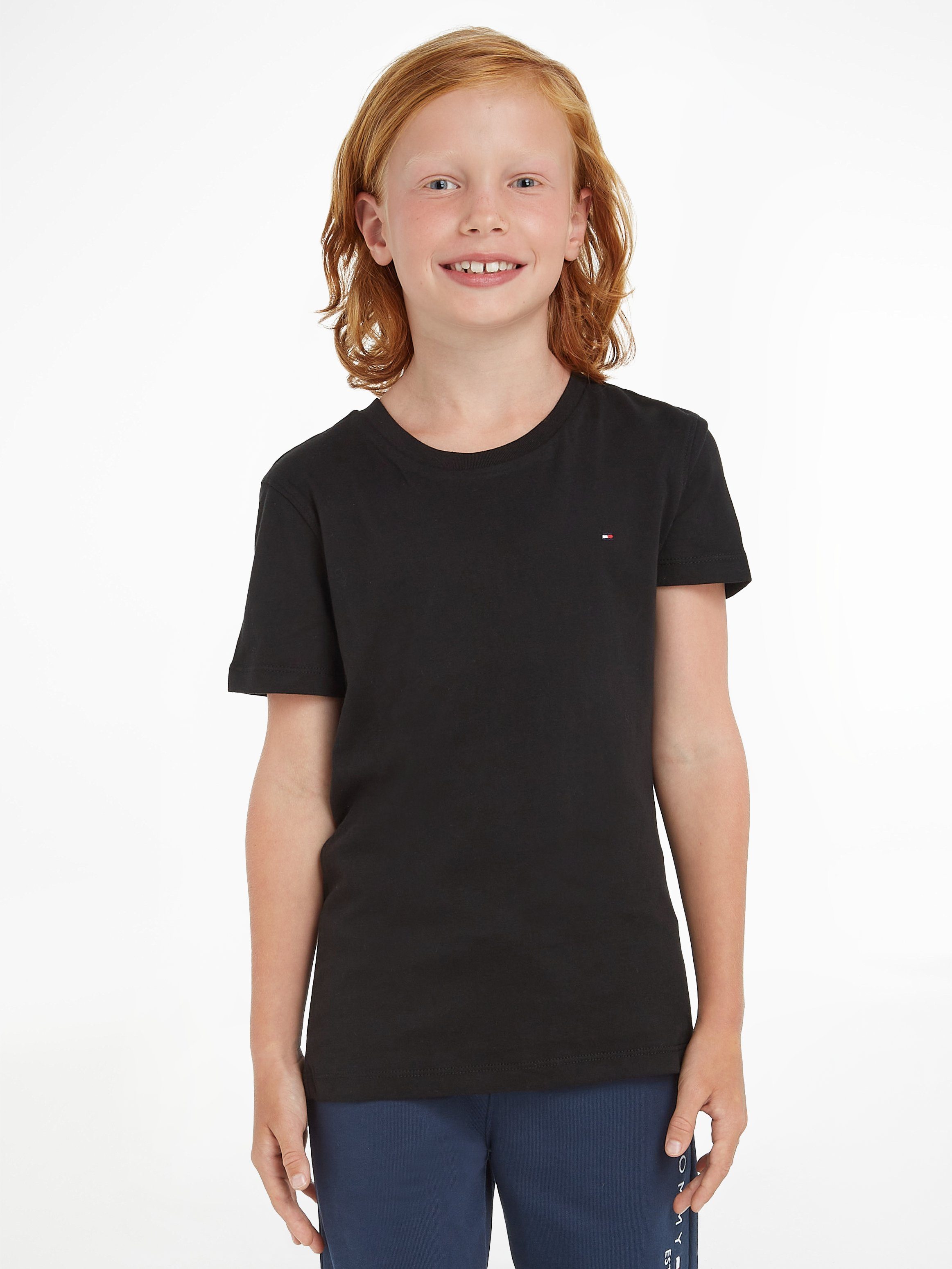 Tommy Hilfiger T-shirt BOYS BASIC CN KNIT Kinderen Kids Junior MiniMe, voor jongens