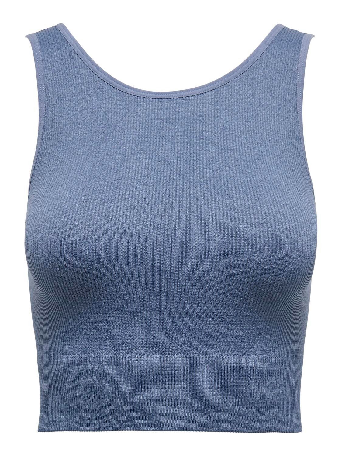 Only Play Trainingstop ONPJAIA LIFE Cropped fit in fijne ribstructuur