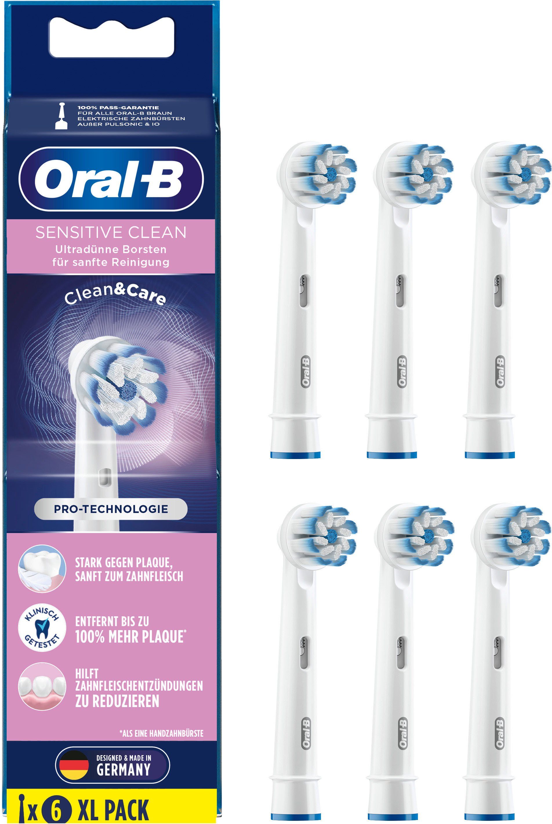 Oral B Opzetborsteltjes Sensitive Clean