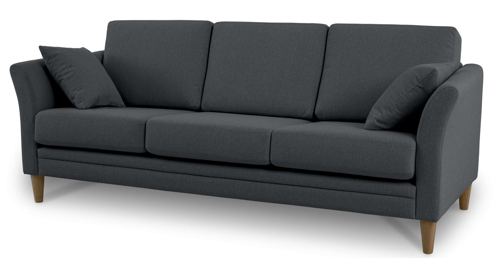 Home affaire 3-zitsbank Arellano, breedte 217 cm klassiek ontwerp, 2 sierkussens inbegrepen, fijn geweven stof