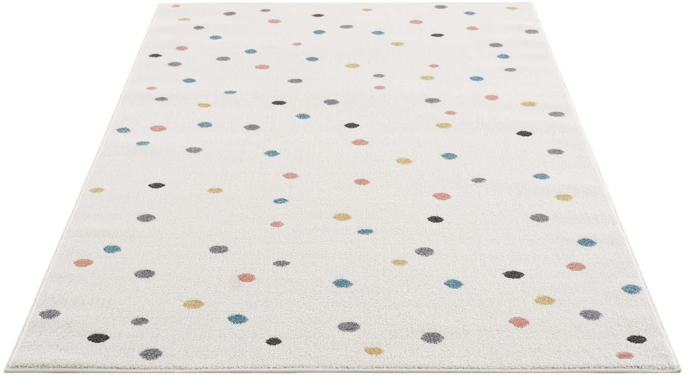 Carpet City Kindervloerkleed Anime9396 Speelkleed, veelkleurige kanten, zachte pool, gemakkelijk in onderhoud, kinderkamer
