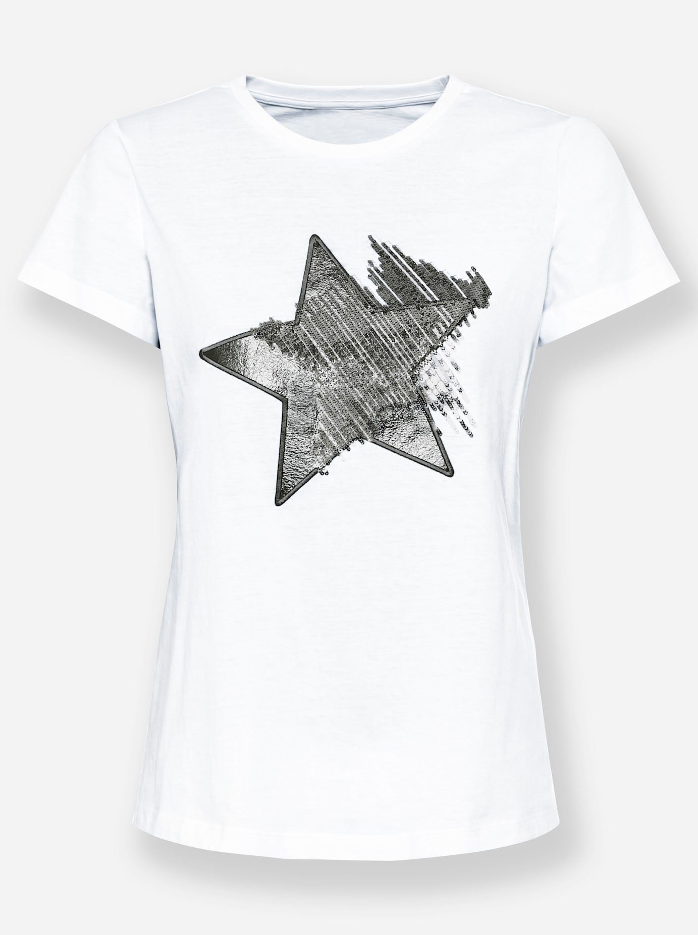 heine T-shirt Gedessineerd shirt (1-delig)