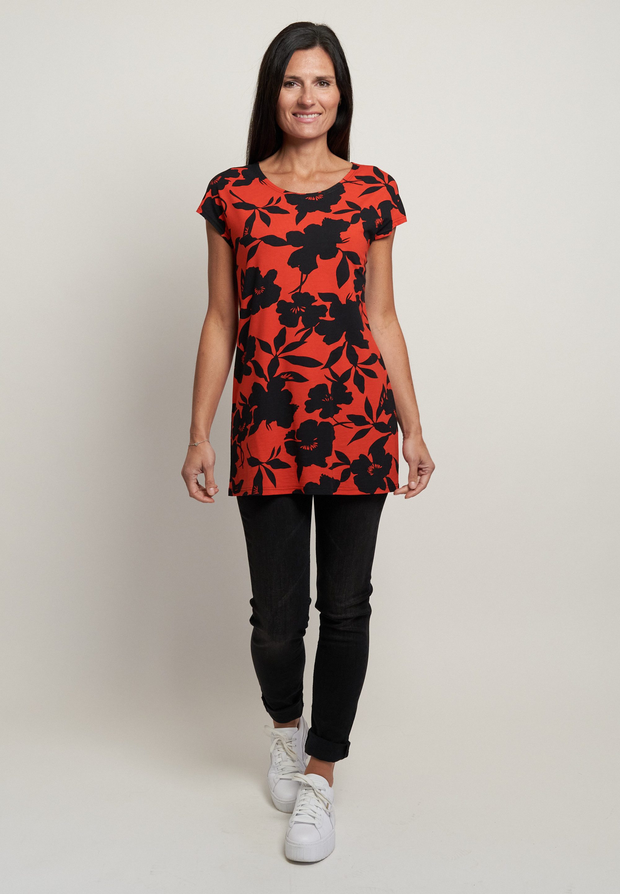 Seidel Moden T-shirt met all-over print, made in germany