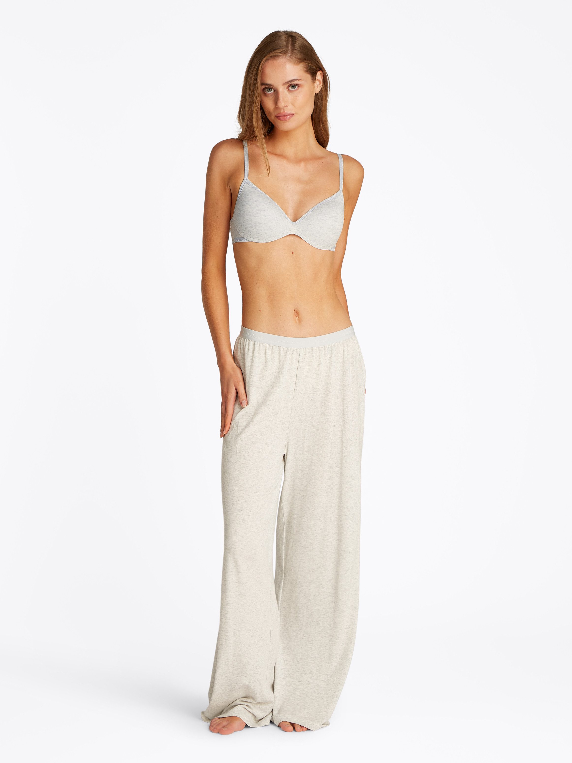 Tommy Hilfiger Underwear Push-up-bh WIRELESS PUSH UP BRA met logo-opdrukken aan de randen