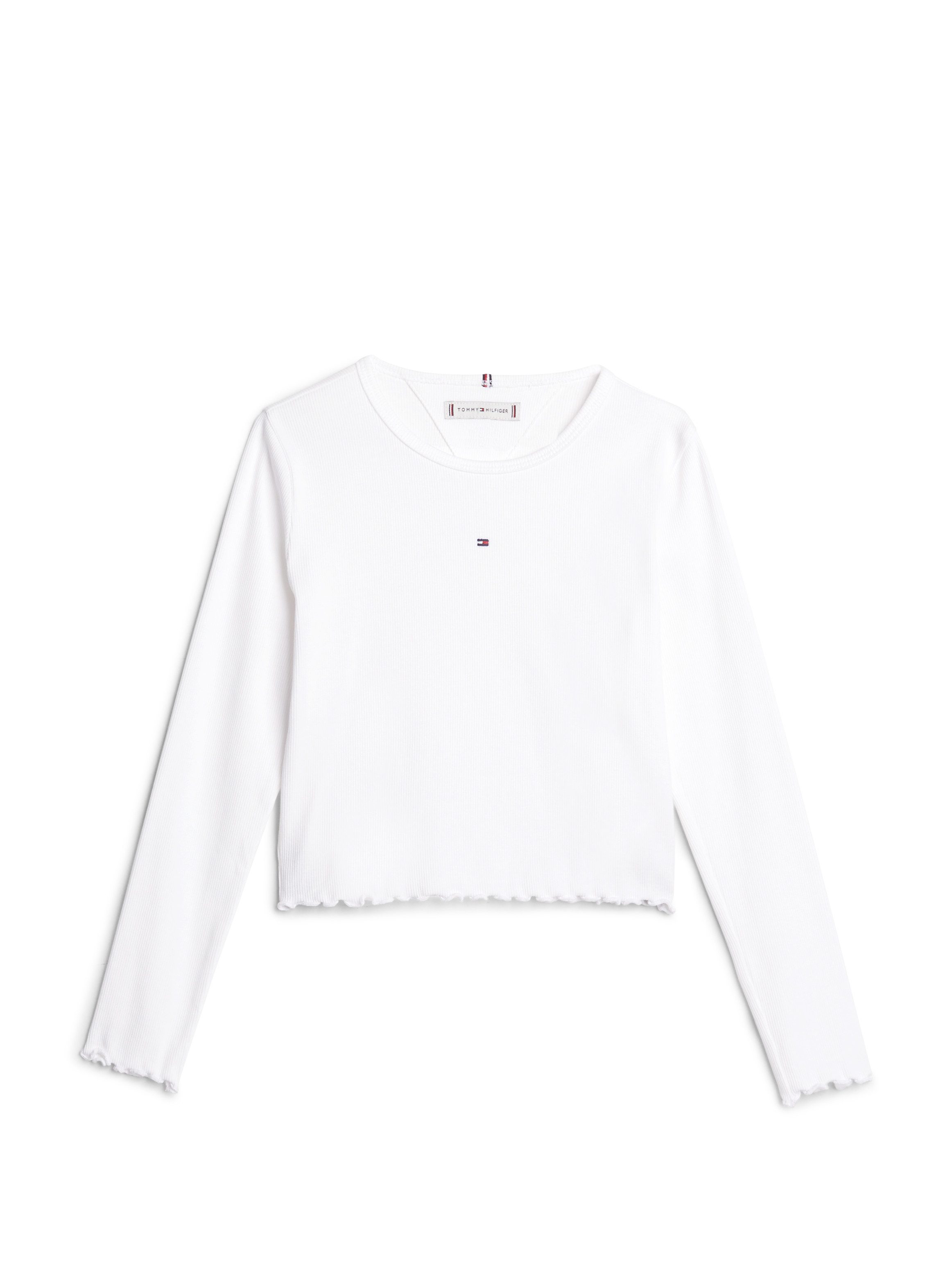 Tommy Hilfiger Shirt met lange mouwen ESSENTIAL RIB TOP L/S