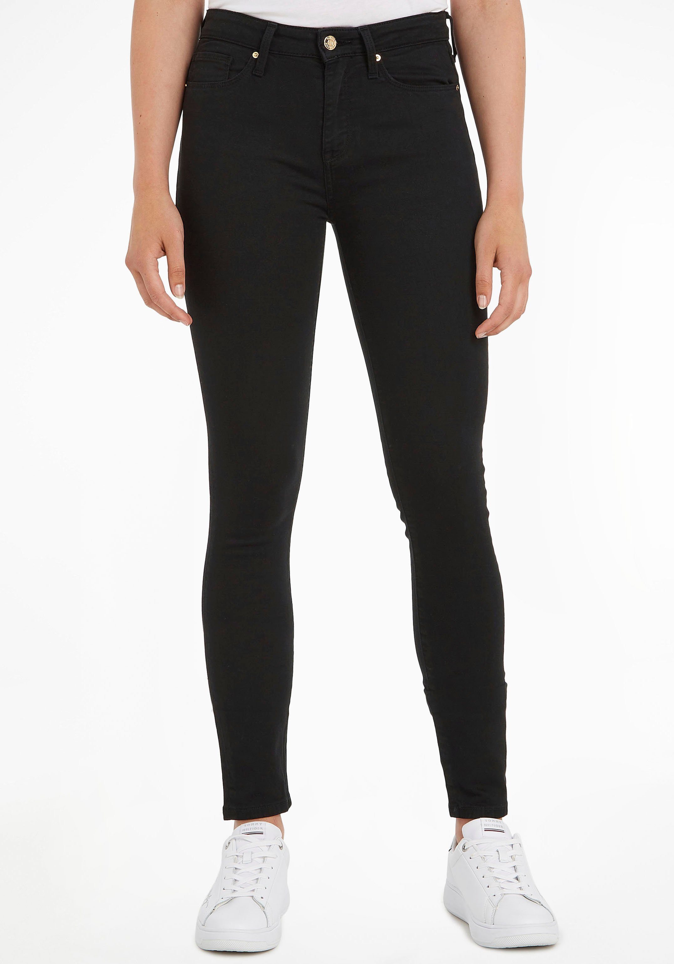 Tommy Hilfiger Skinny fit jeans HERITAGE COMO SKINNY RW met tommy hilfiger logo-badge (TH FLEX COMO SKINNY RW)