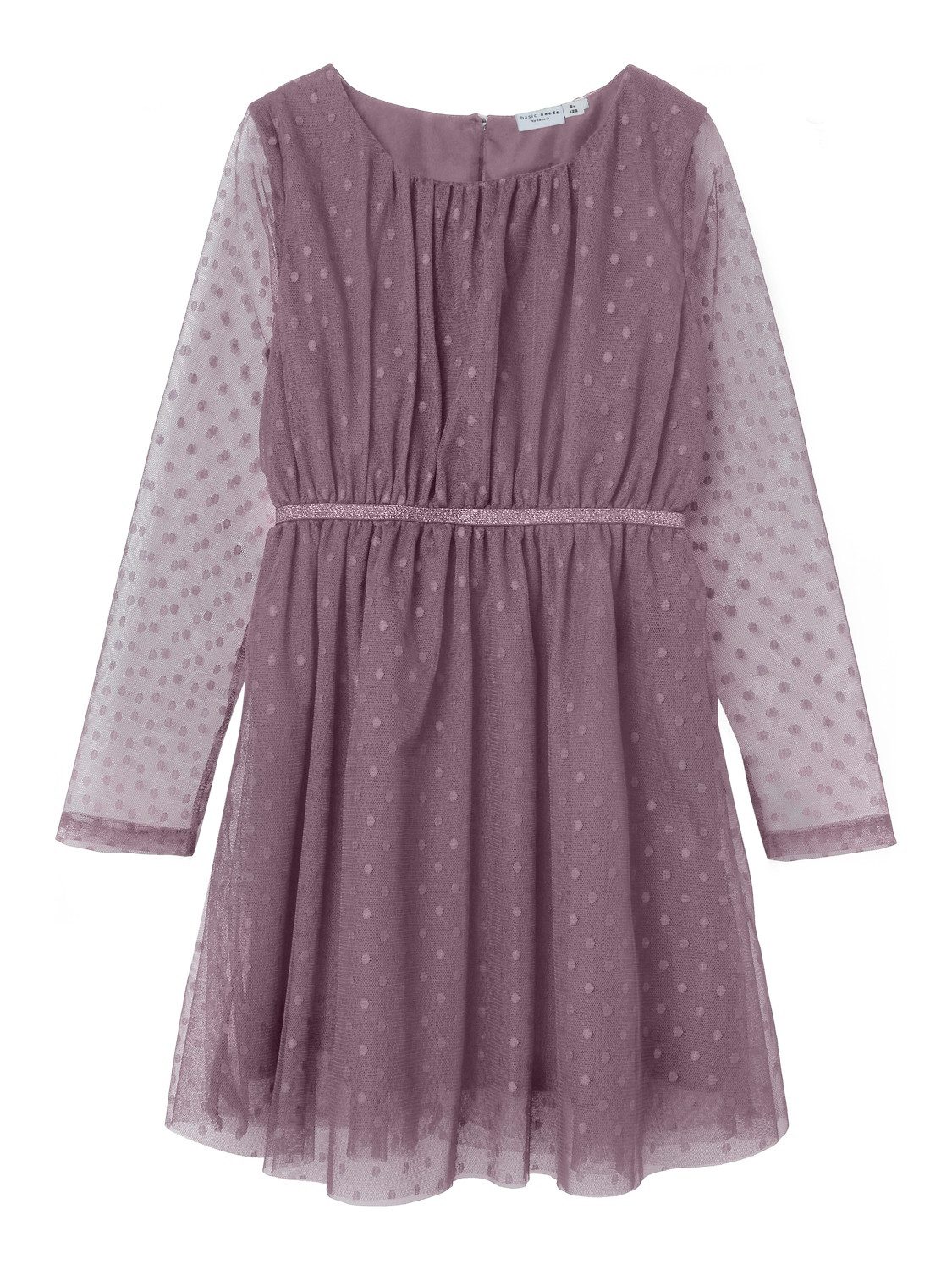 Name It Mini-jurk NKFVABOS LS DRESS NOOS